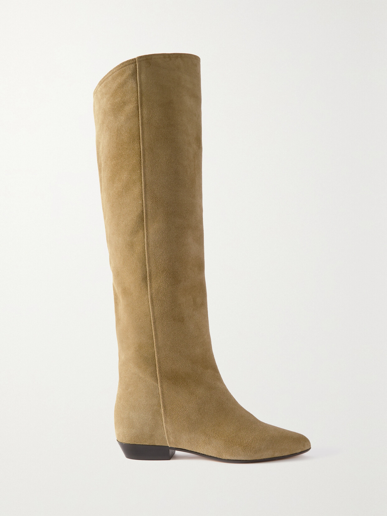 Isabel Marant - Skarlet Suede Knee Boots - Brown