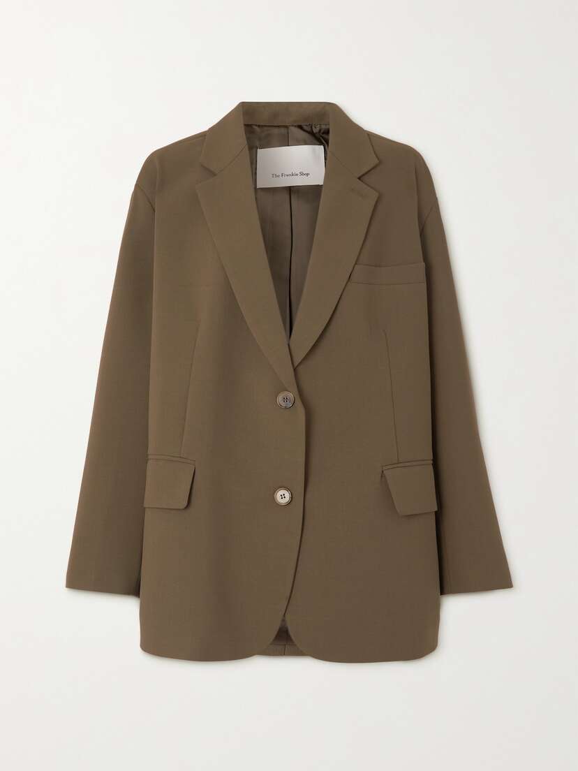 The Frankie Shop Bea Crepe Blazer