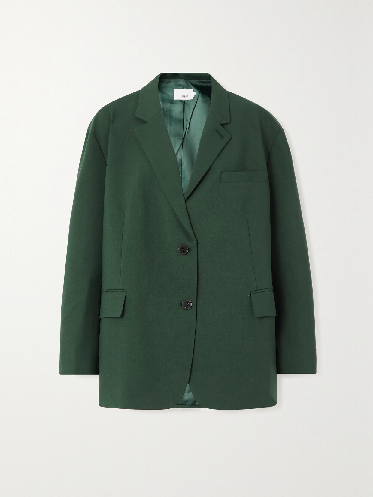 The Frankie Shop - Bea Crepe Blazer - Green