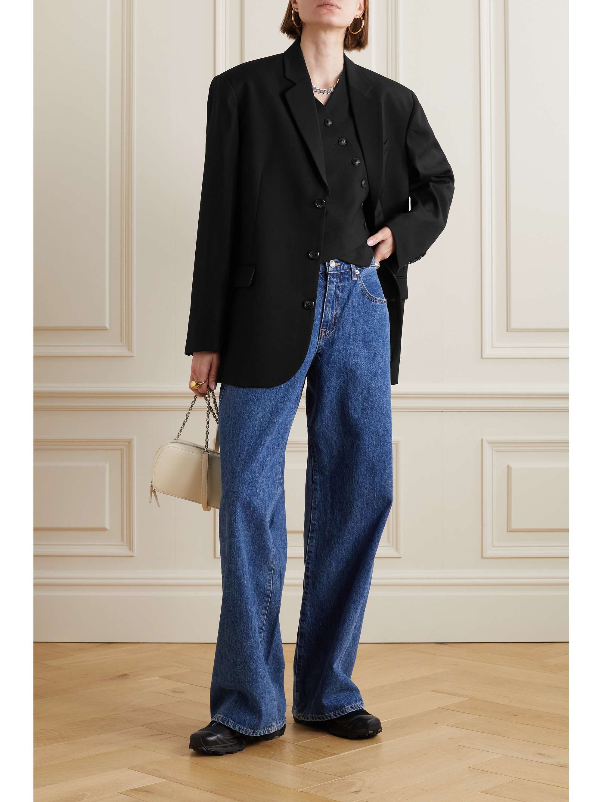 THE FRANKIE SHOP Gelso oversized TENCEL Lyocell-blend blazer