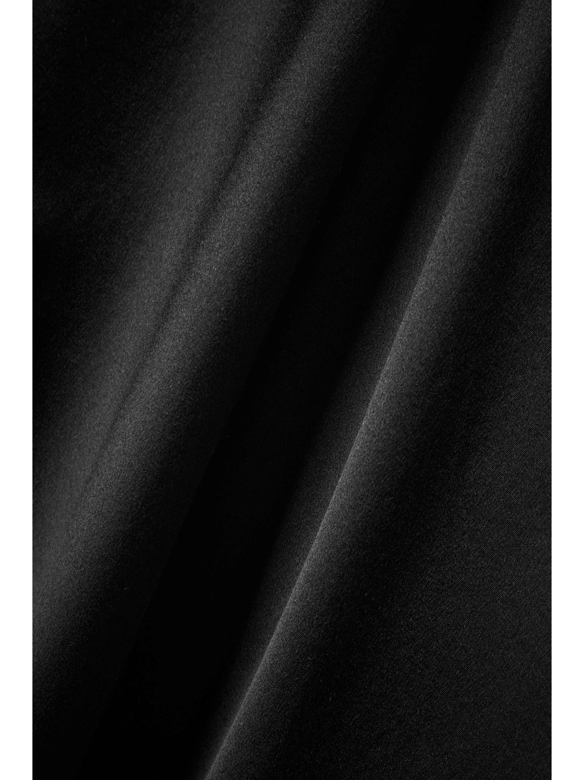 REFORMATION Serina draped silk-satin mini dress