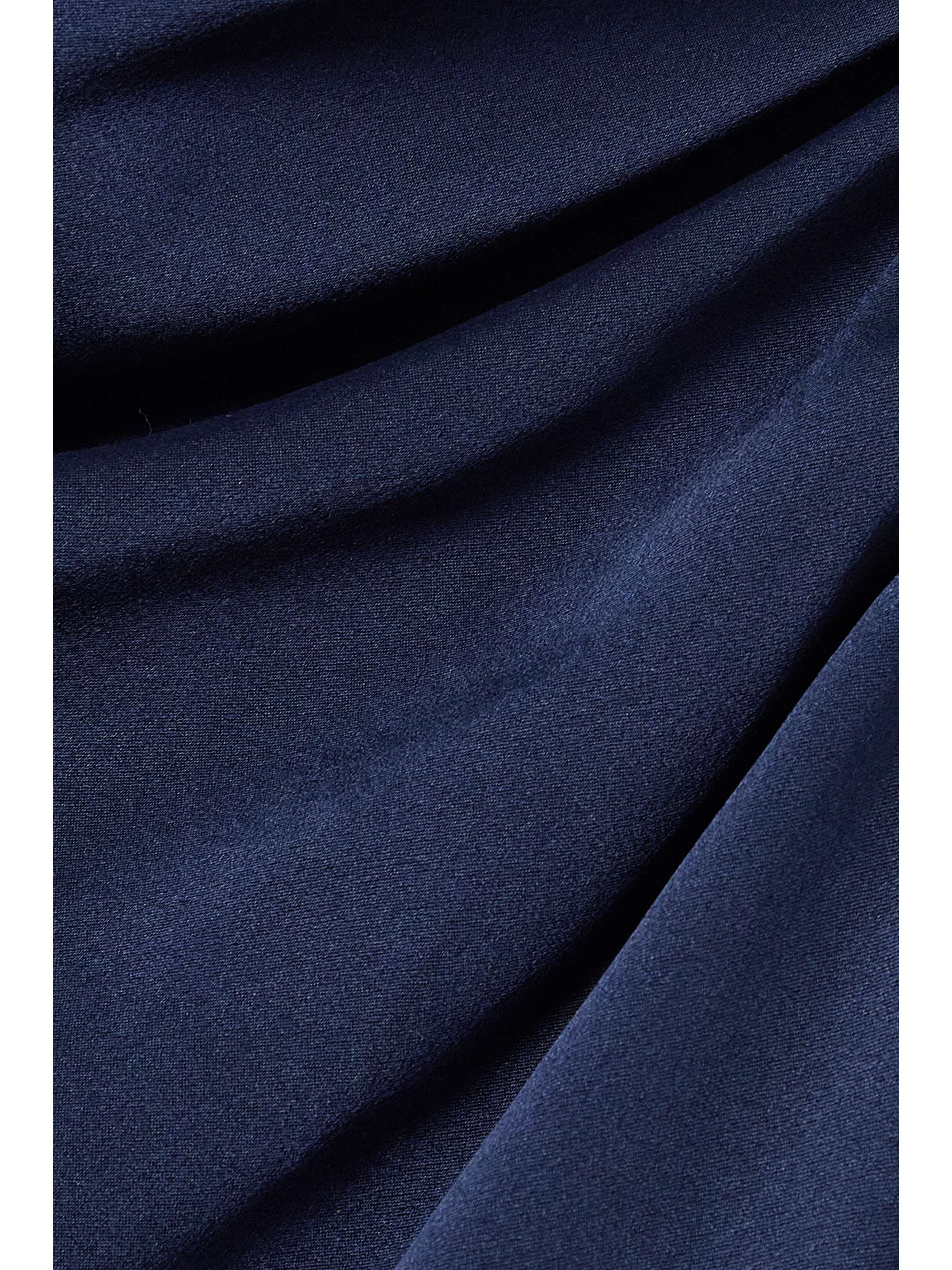 REFORMATION Robe midi en satin de soie à fronces Veida