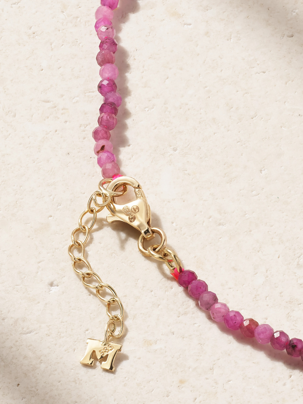 Mateo 14-karat Gold Ruby Necklace In Gold