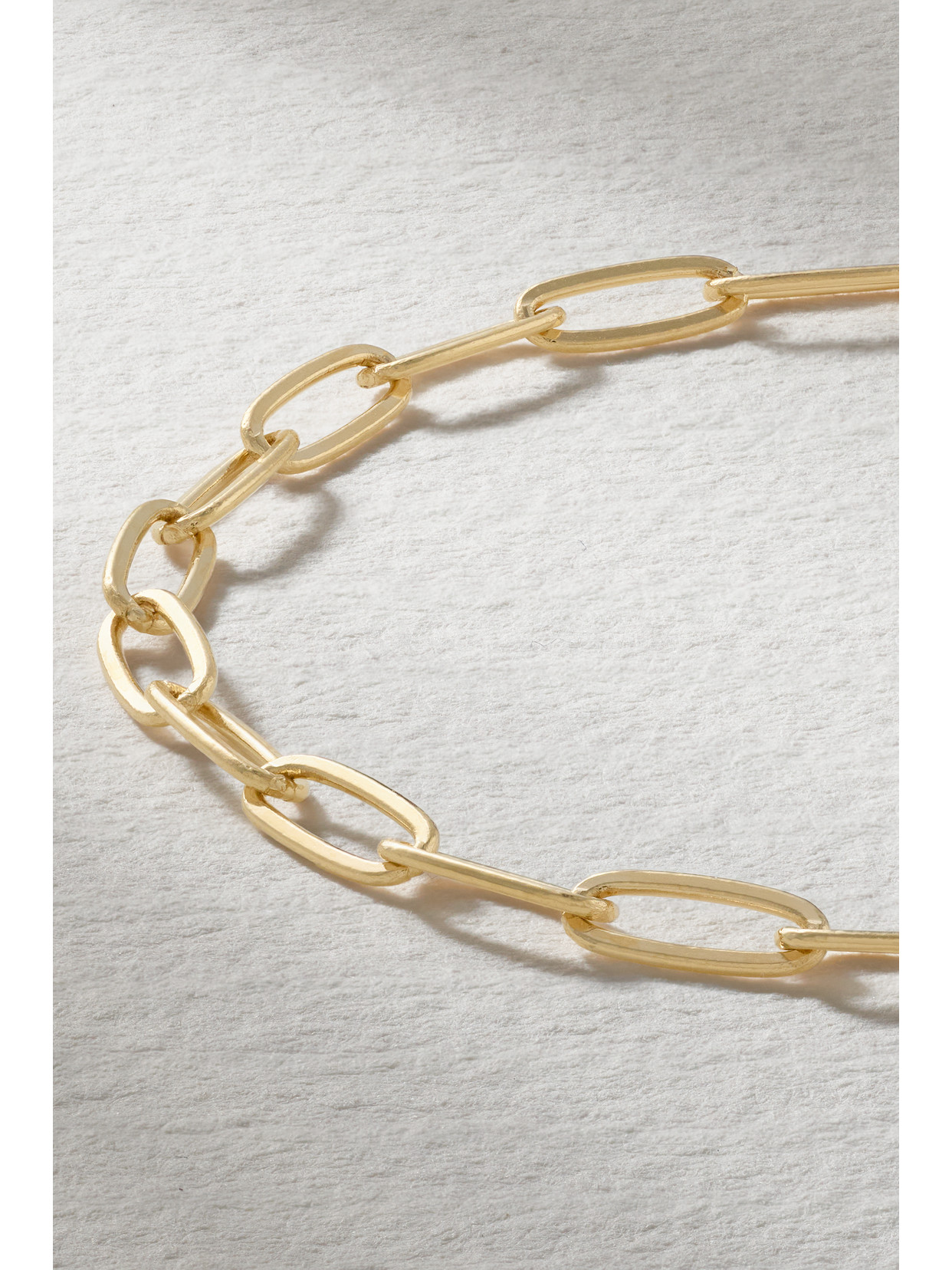 Mateo Paperclip Chain 14-karat Gold Bracelet In Gold