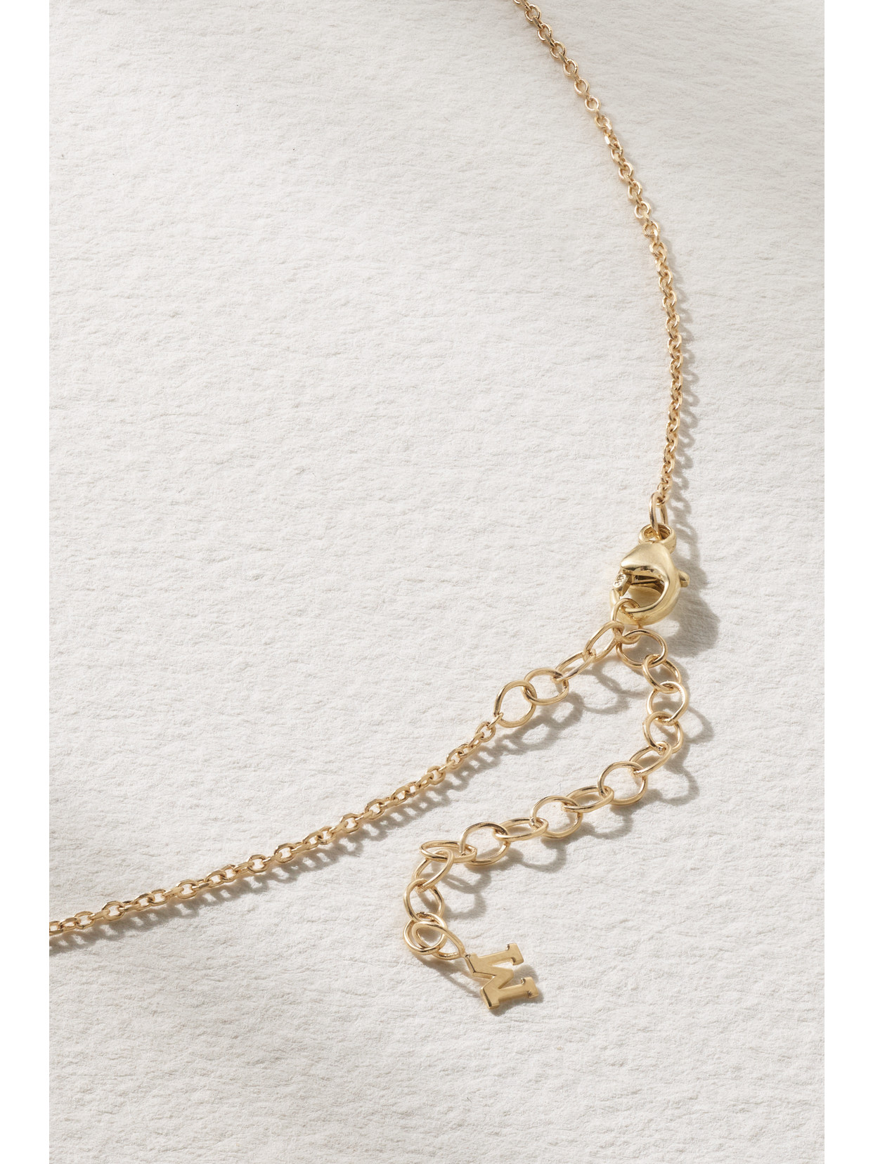 Shop Mateo 14-karat Gold Diamond Necklace