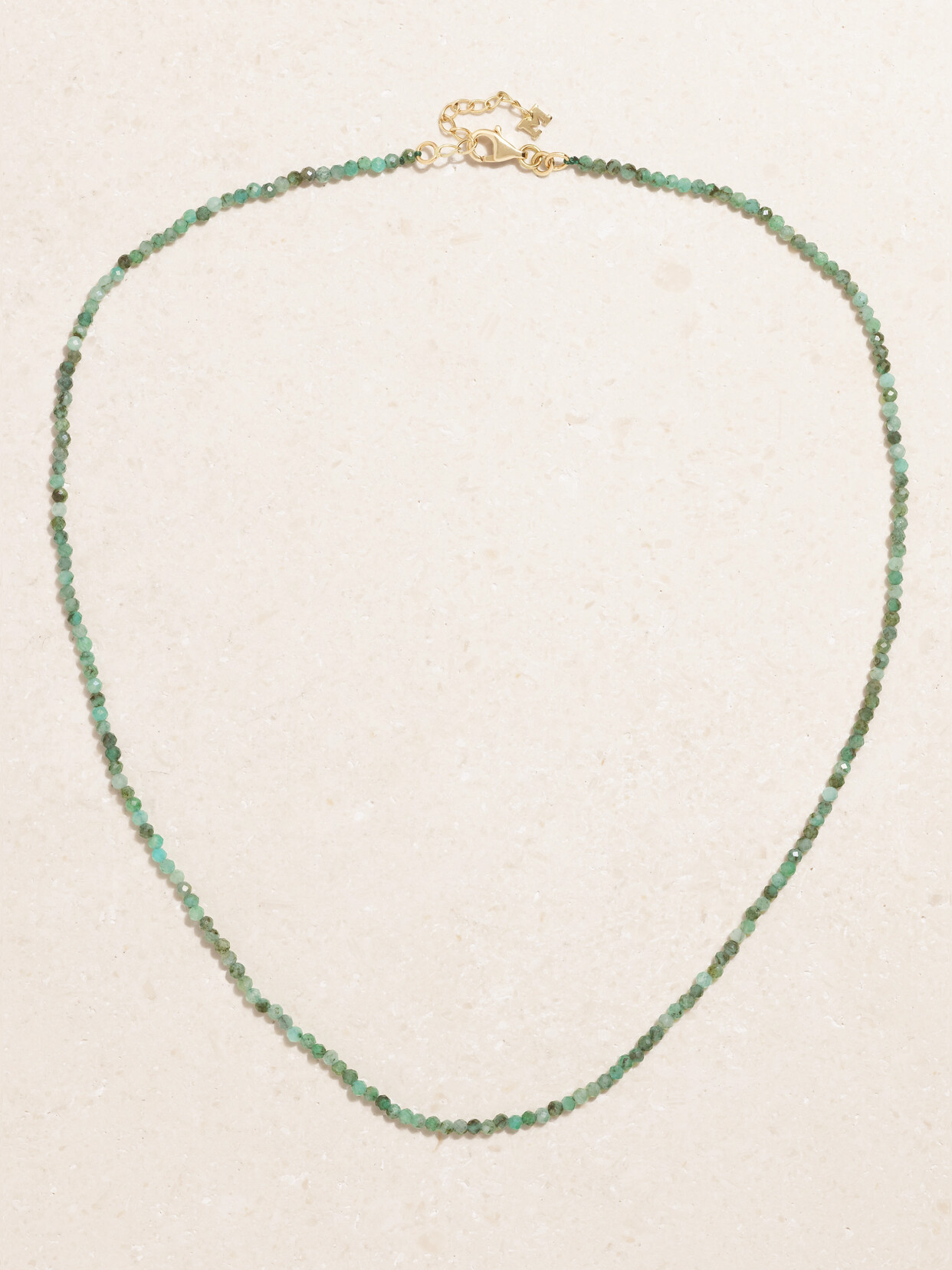 Mateo - 14-karat Gold Emerald Necklace - One size