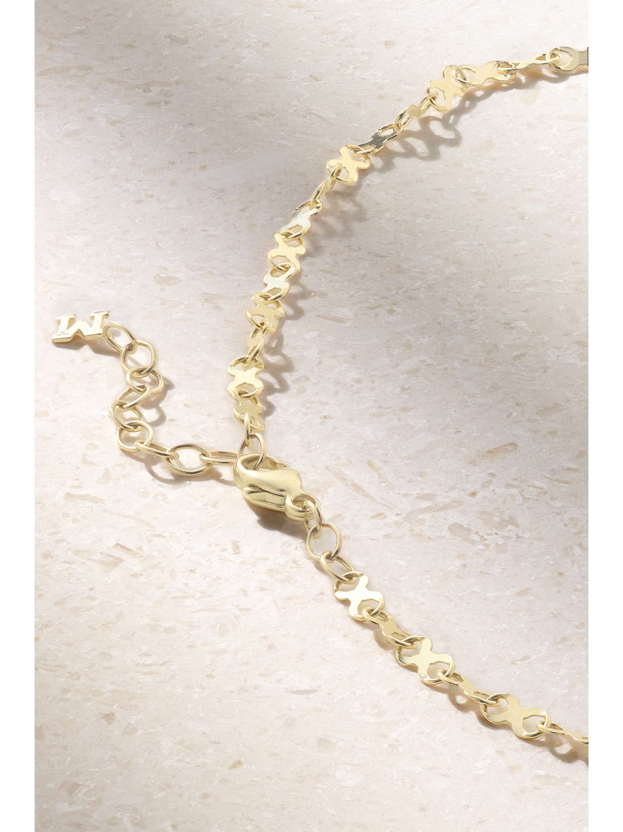 MATEO Infinity 14-karat gold anklet