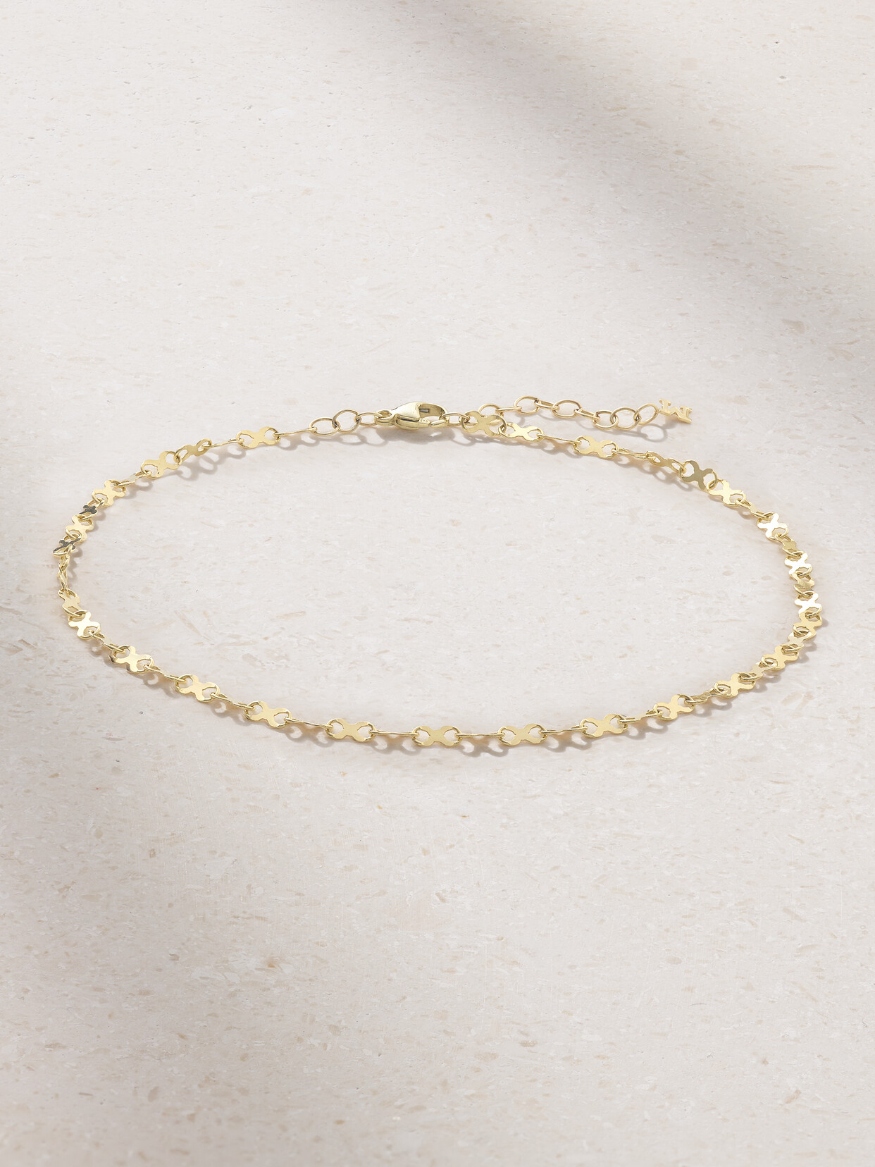 Mateo Infinity 14-karat Gold Anklet