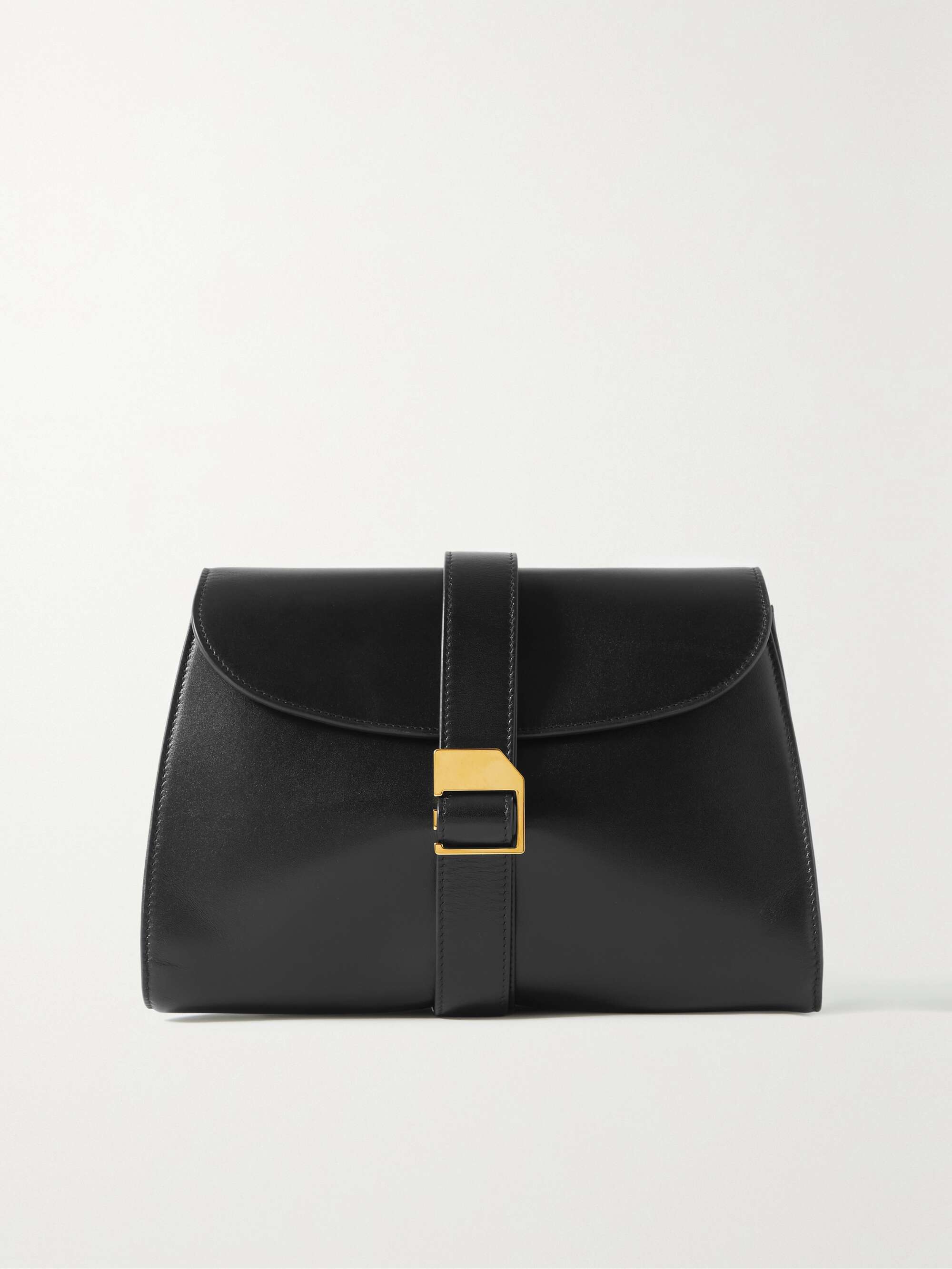 THE ROW Isla leather clutch | NET-A-PORTER