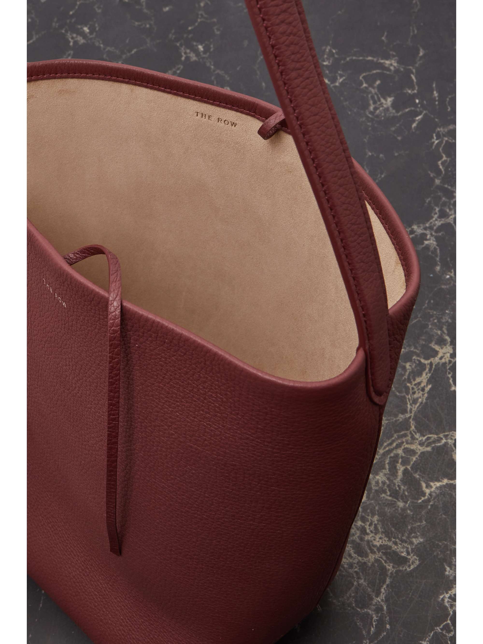 THE ROW N/S Park medium textured-leather tote