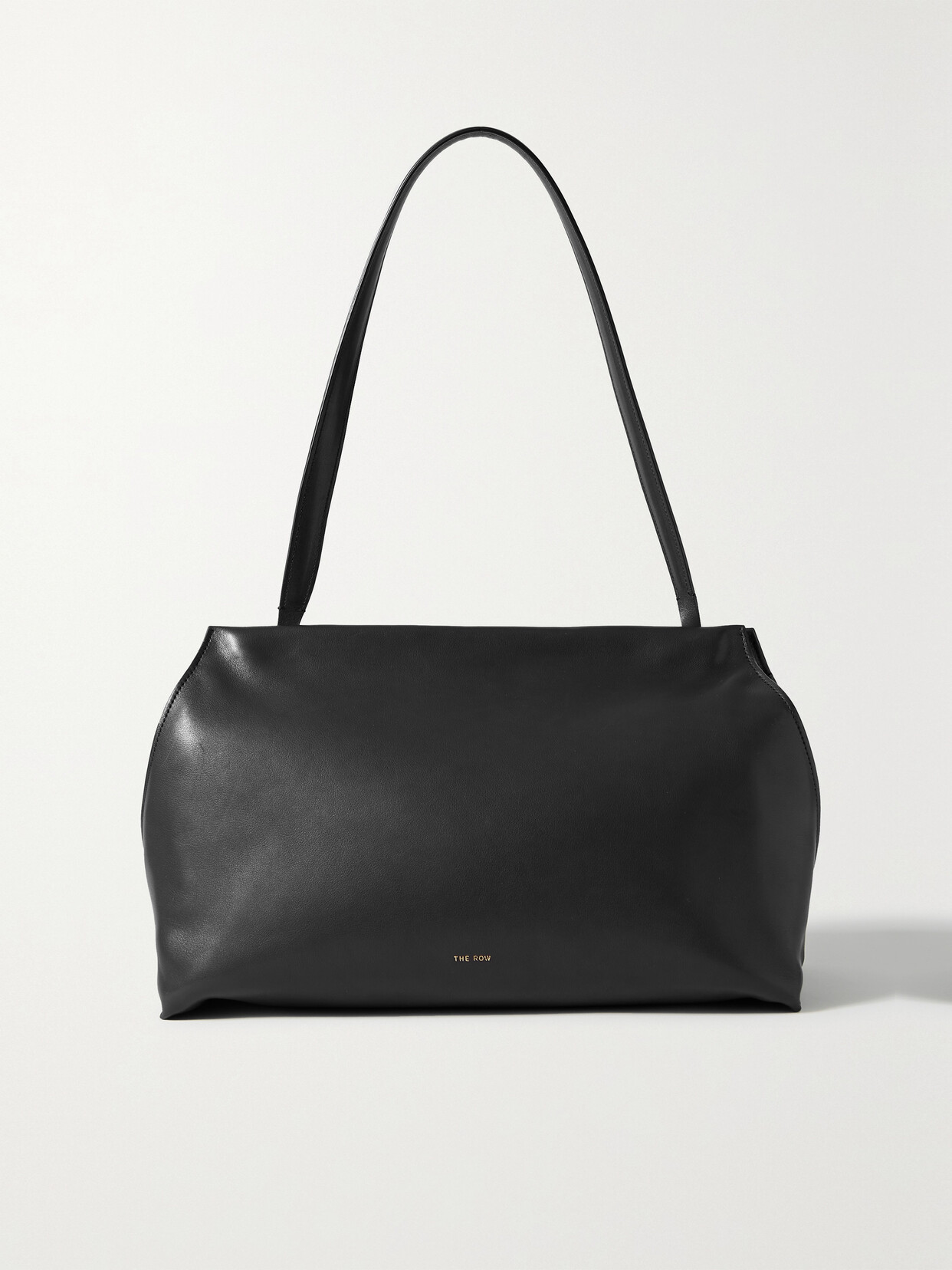 The Row - Sienna Leather Tote - Black