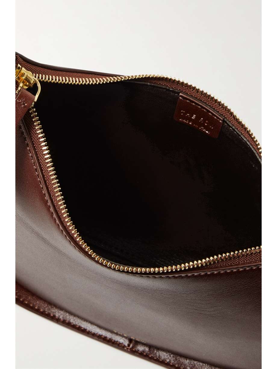 THE ROW Half Moon leather shoulder bag NETAPORTER
