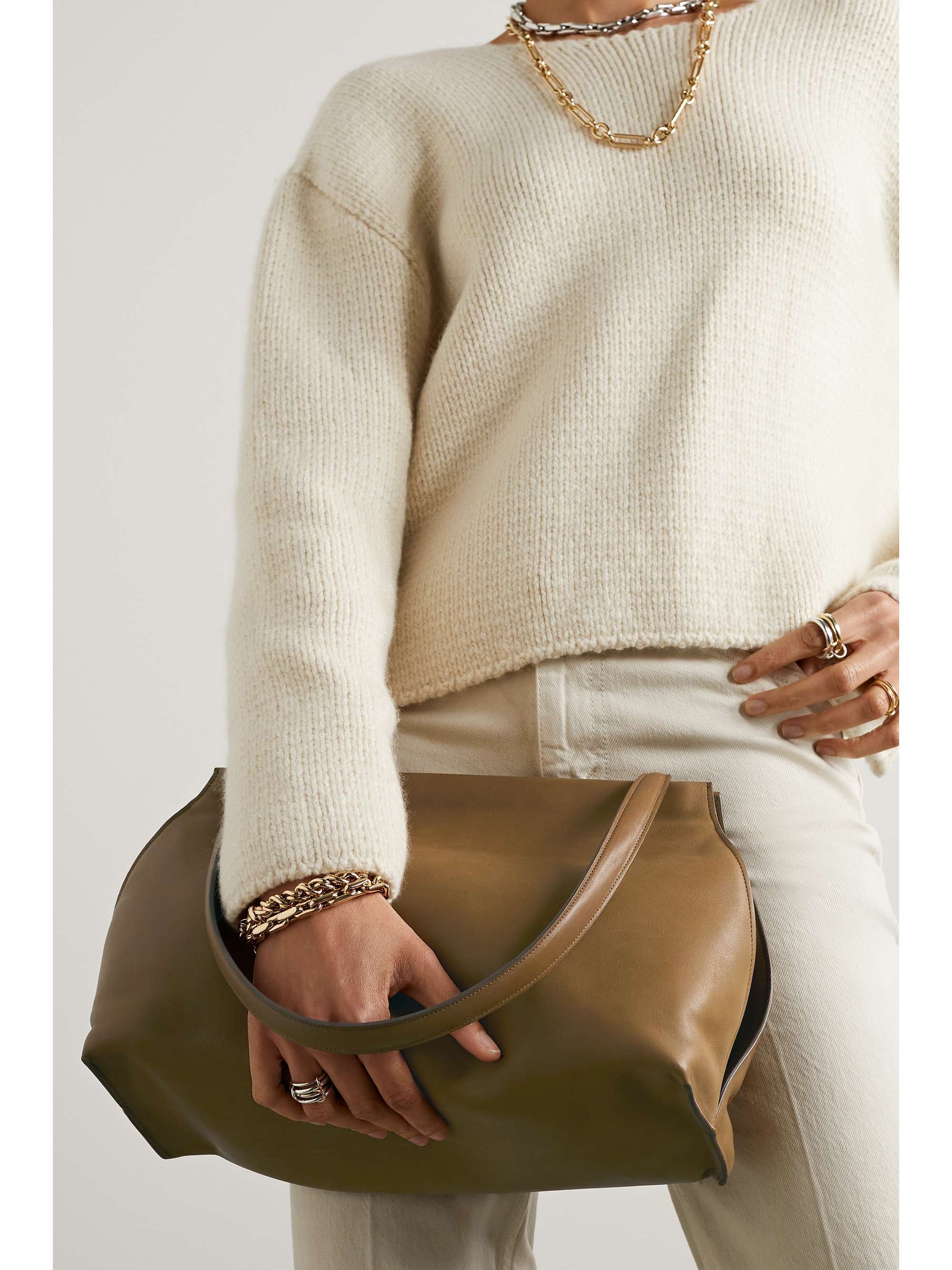 THE ROW Sienna leather tote