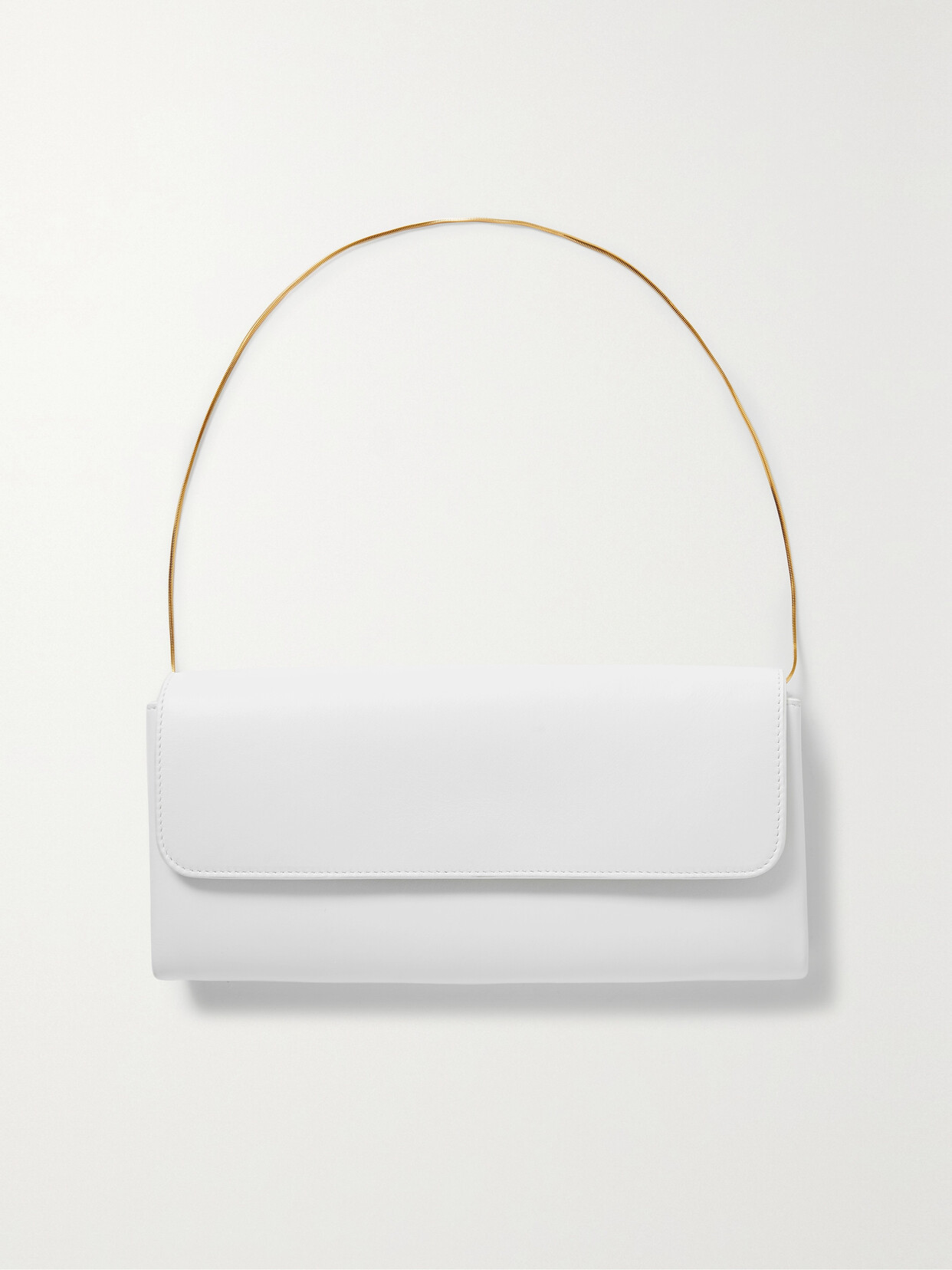 The Row Aurora Leather Shoulder Bag