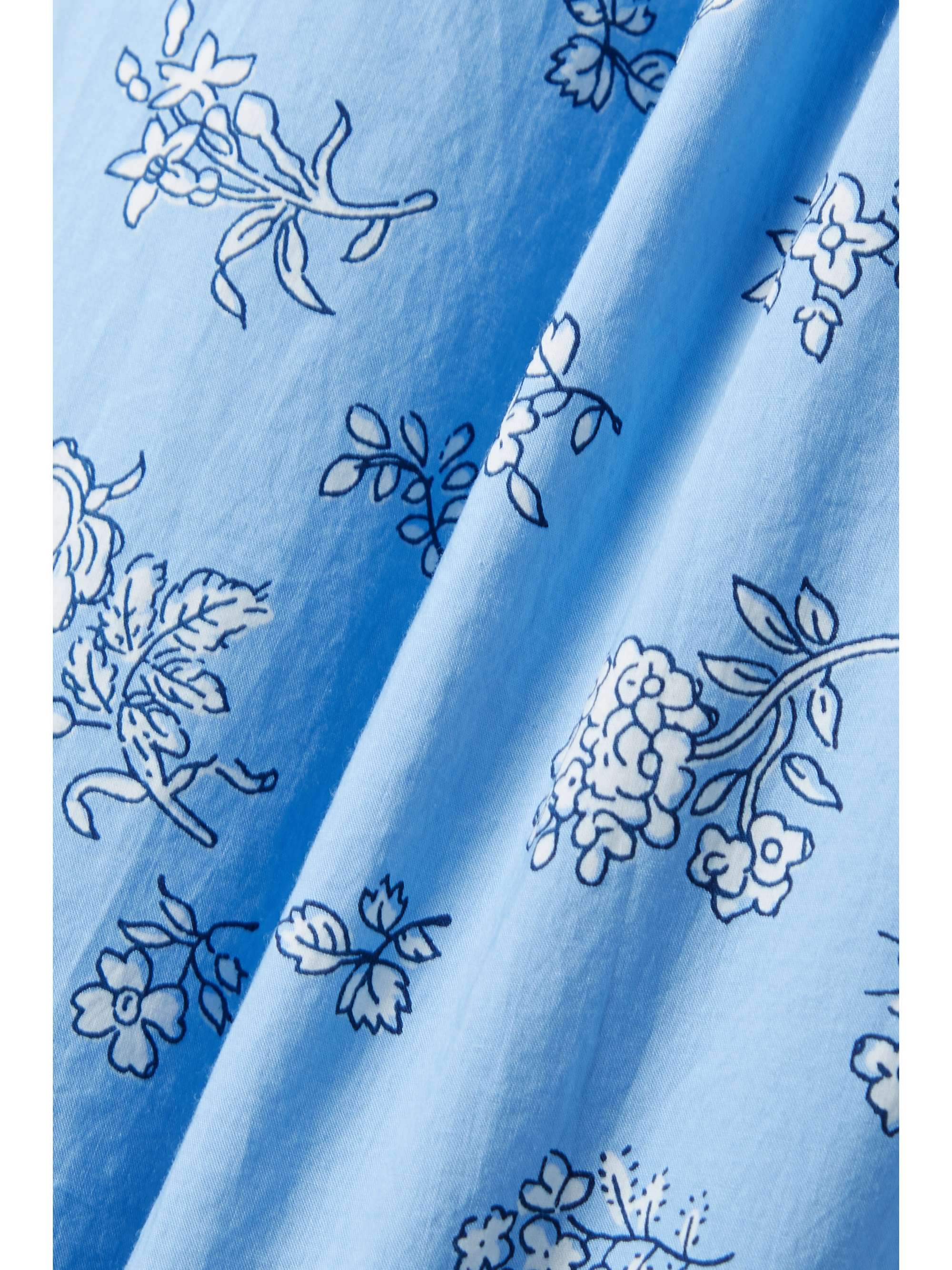 DÔEN Julie floral-print organic cotton-poplin mini dress