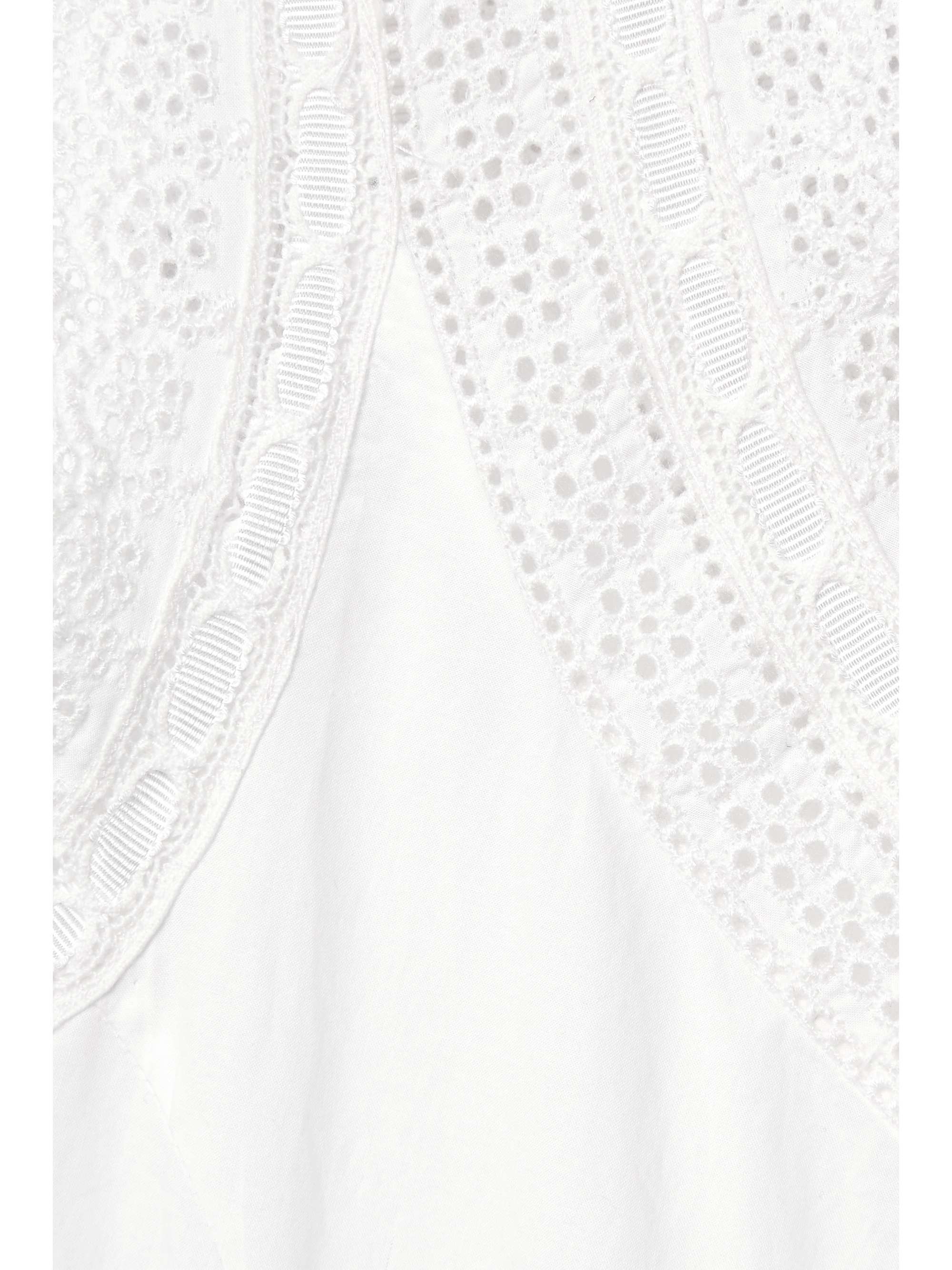 DÔEN Anneau broderie anglaise organic cotton-poplin midi dress