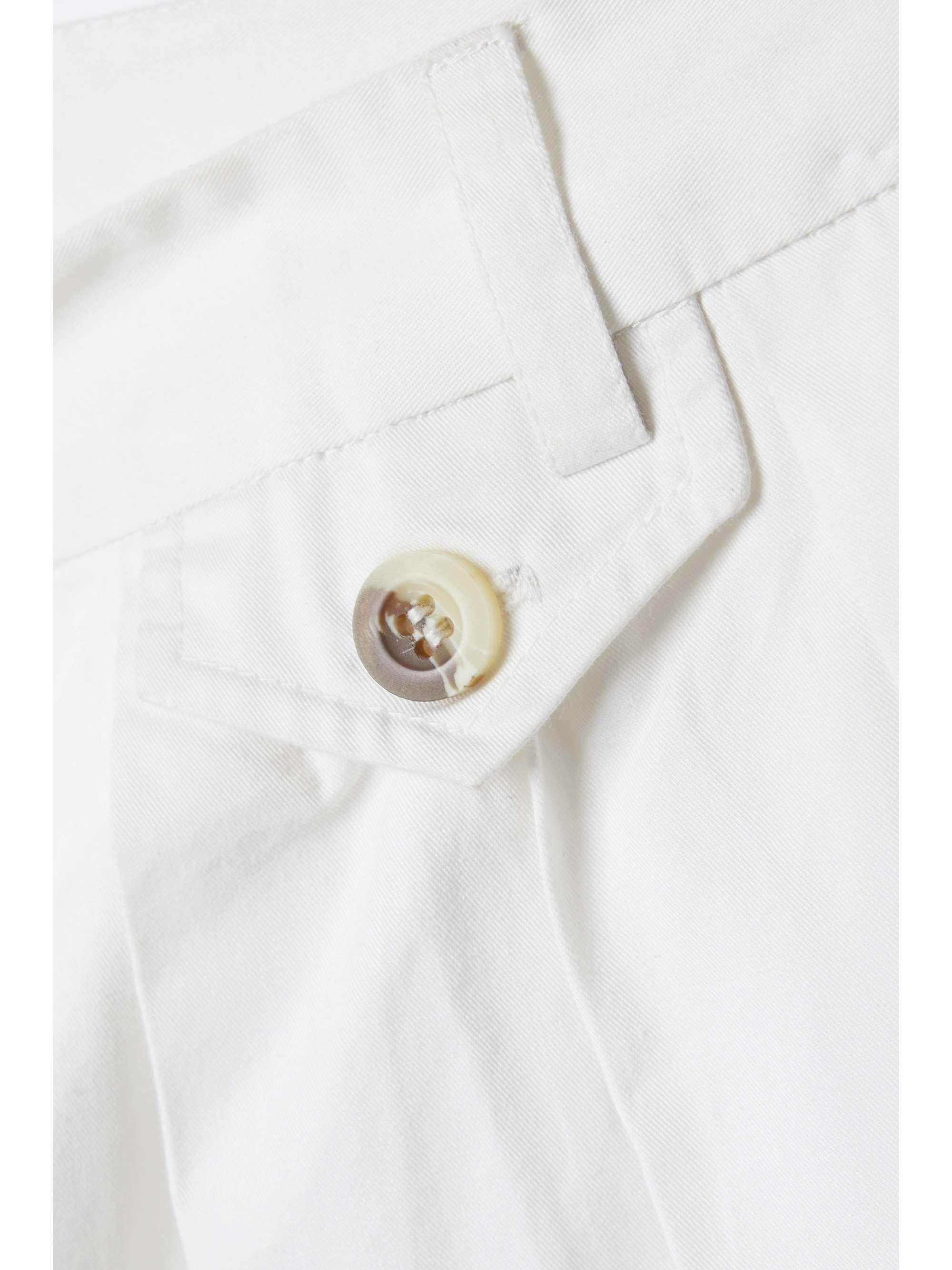 DÔEN Grover pleated cotton-twill tapered pants