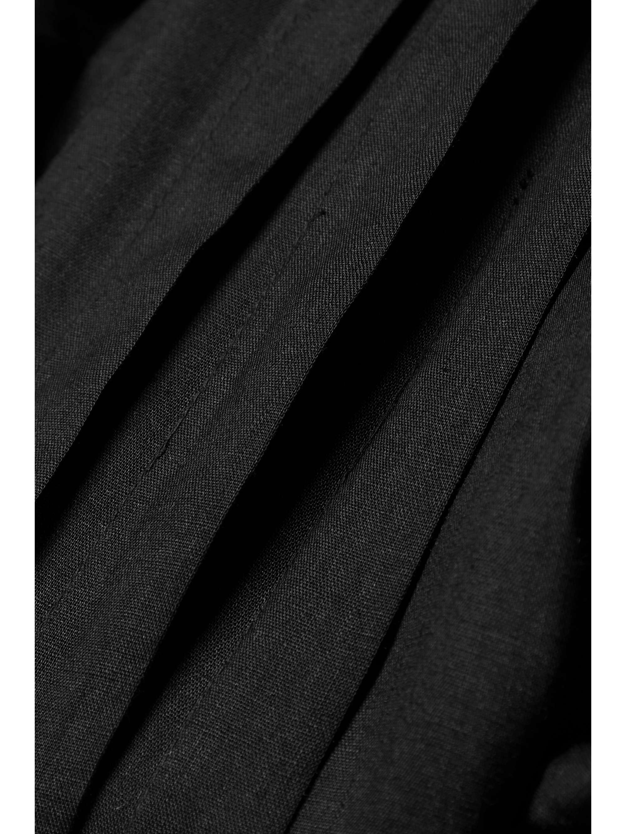 DÔEN Nanou belted ruffled ramie midi dress