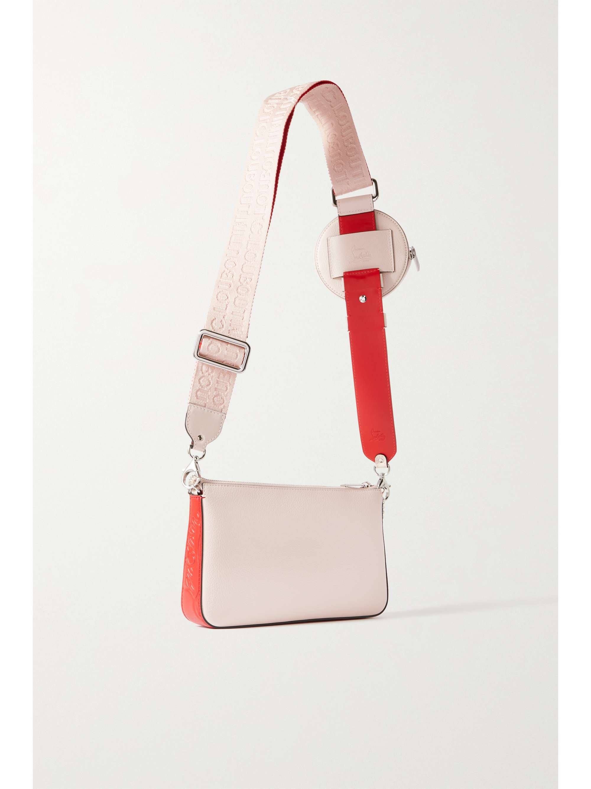 CHRISTIAN LOUBOUTIN Loubila chain-embellished leather shoulder bag