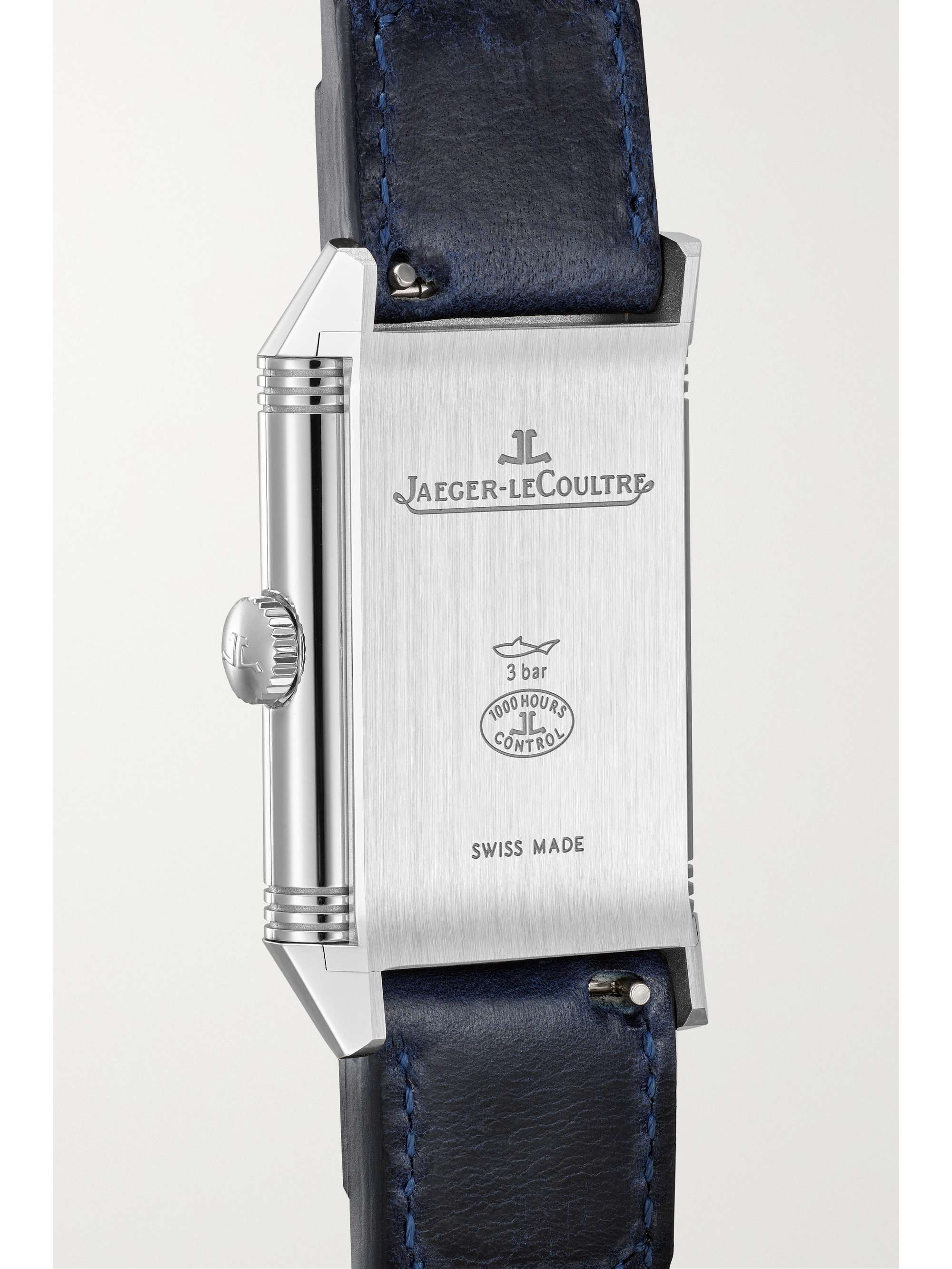 JAEGER LECOULTRE Reverso Classic Paris Limited Edition Hand-Wound 45.6mm stainless steel, canvas and leather watch