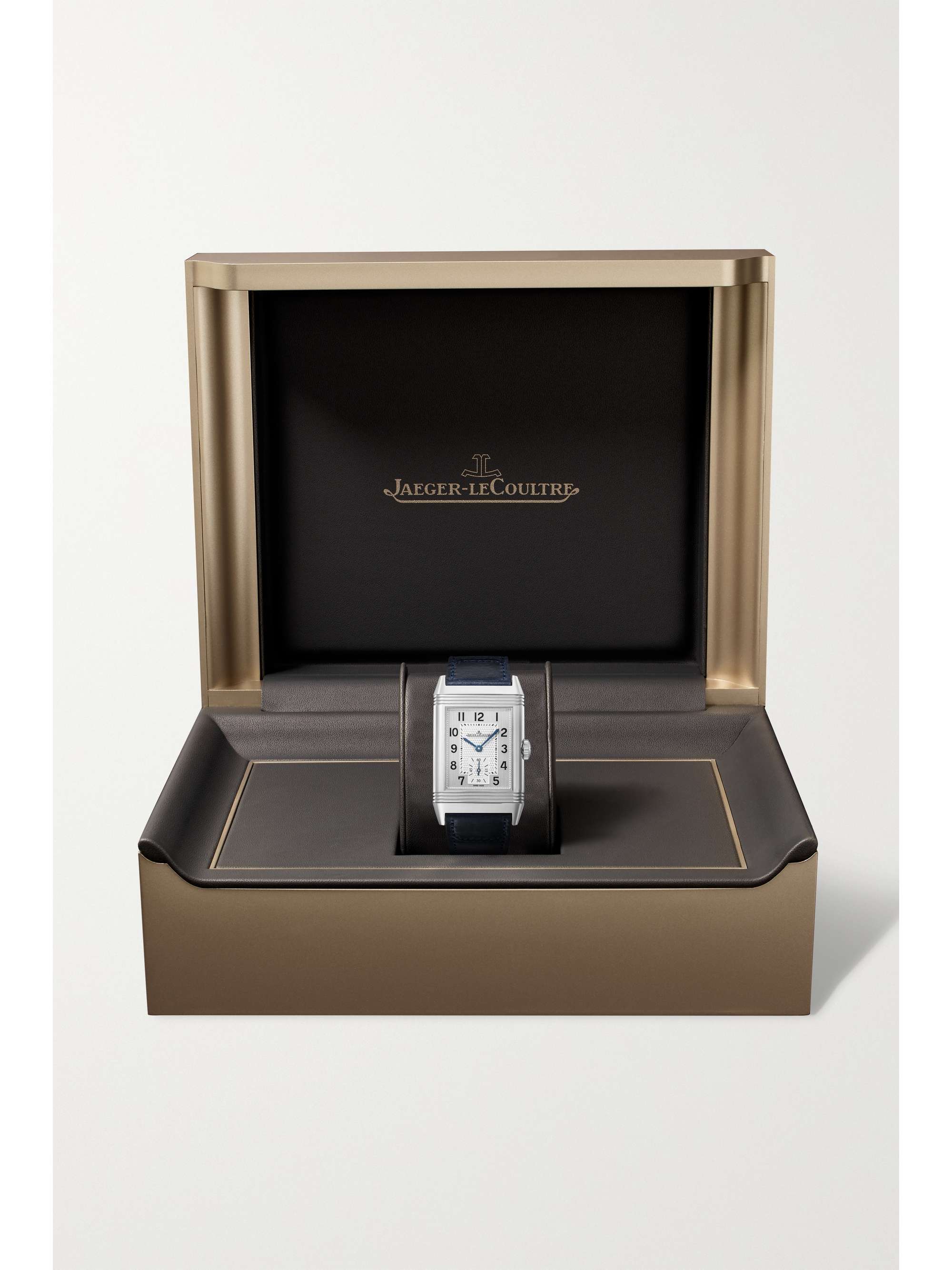 JAEGER LECOULTRE Reverso Classic Paris Limited Edition Hand-Wound 45.6mm stainless steel, canvas and leather watch
