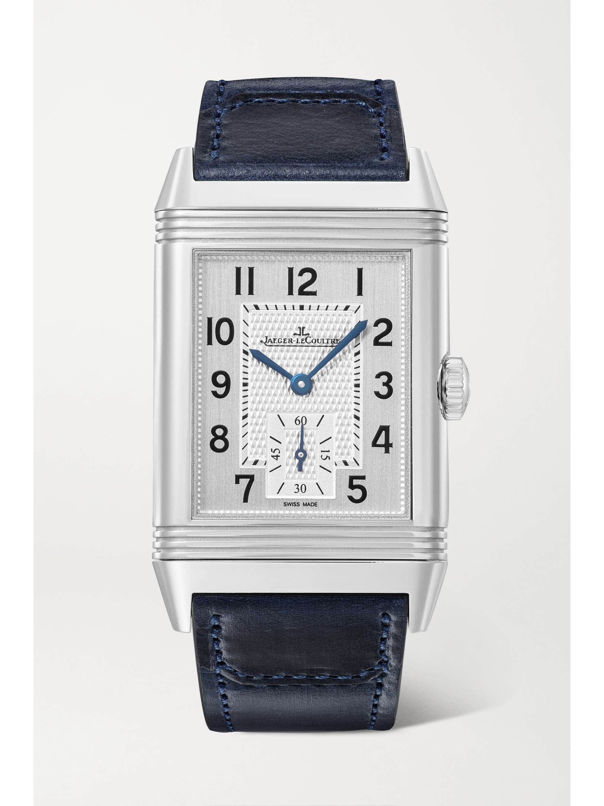 JAEGER LECOULTRE Reverso Classic Paris Limited Edition Hand-Wound 45.6mm stainless steel, canvas and leather watch