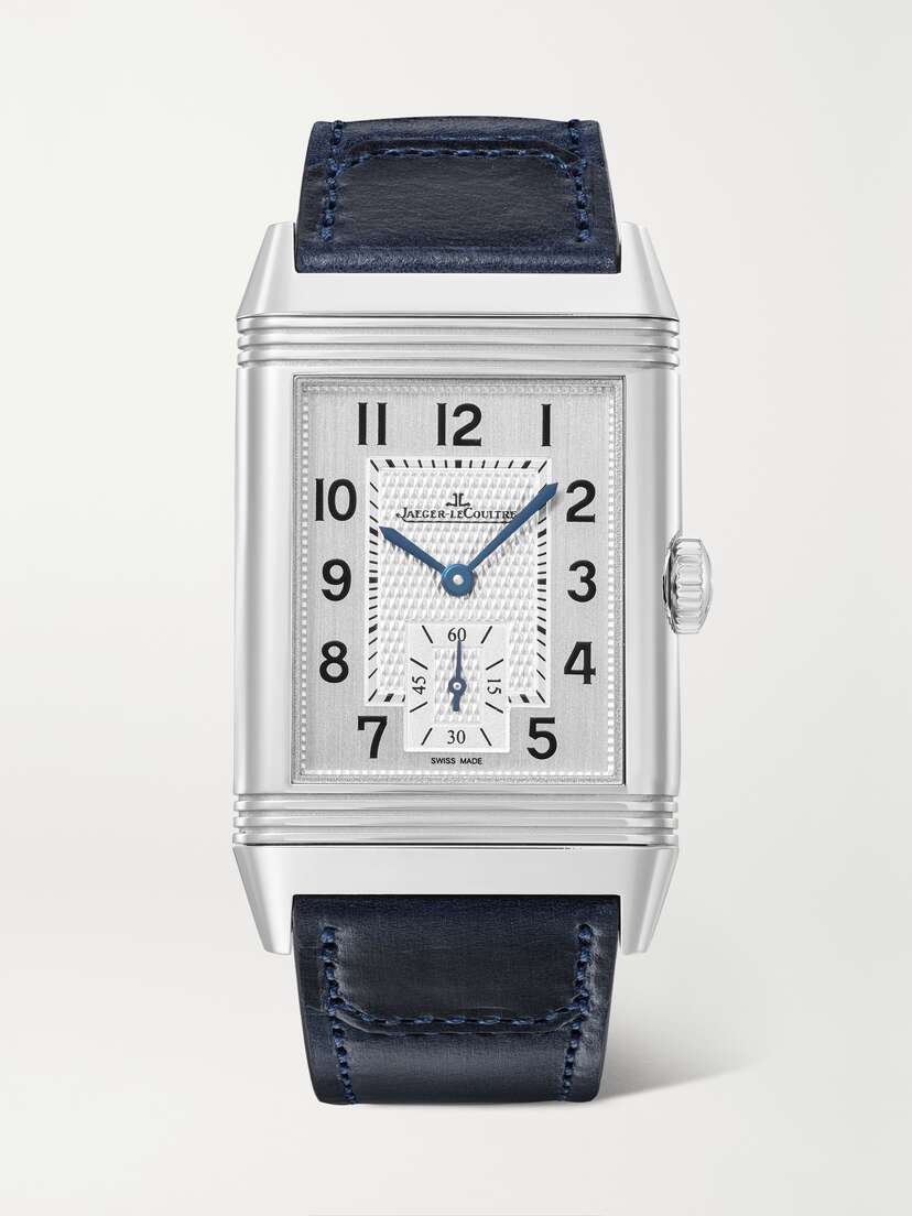 Jaeger-LeCoultre Reverso Classic New York Limited Edition Hand-wound 45.6mm Stainless Steel And Leather Watch