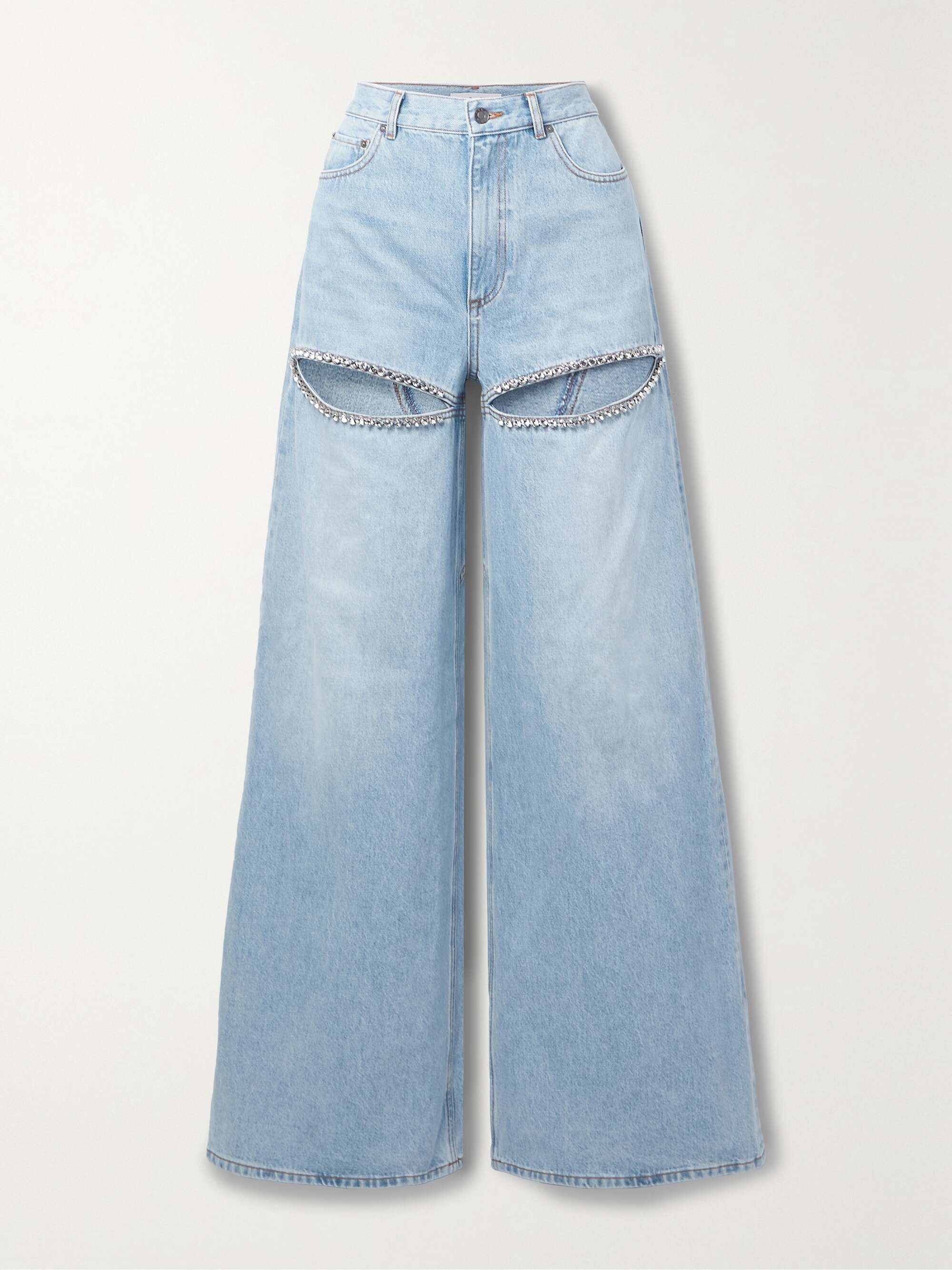 Ethereal Wide Leg Cut-Out Jeans main image 1
