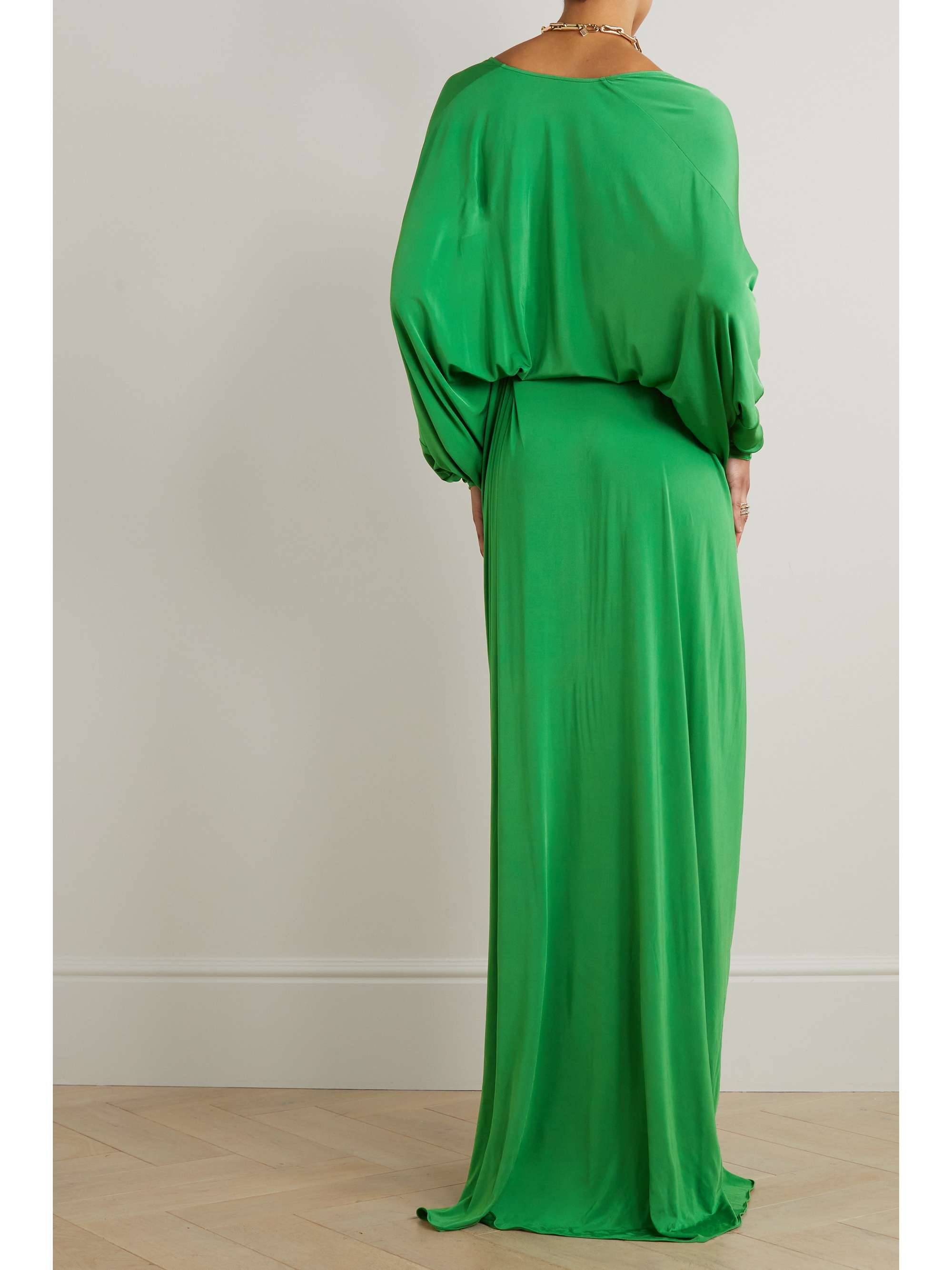 TOM FORD Belted stretch-jersey gown