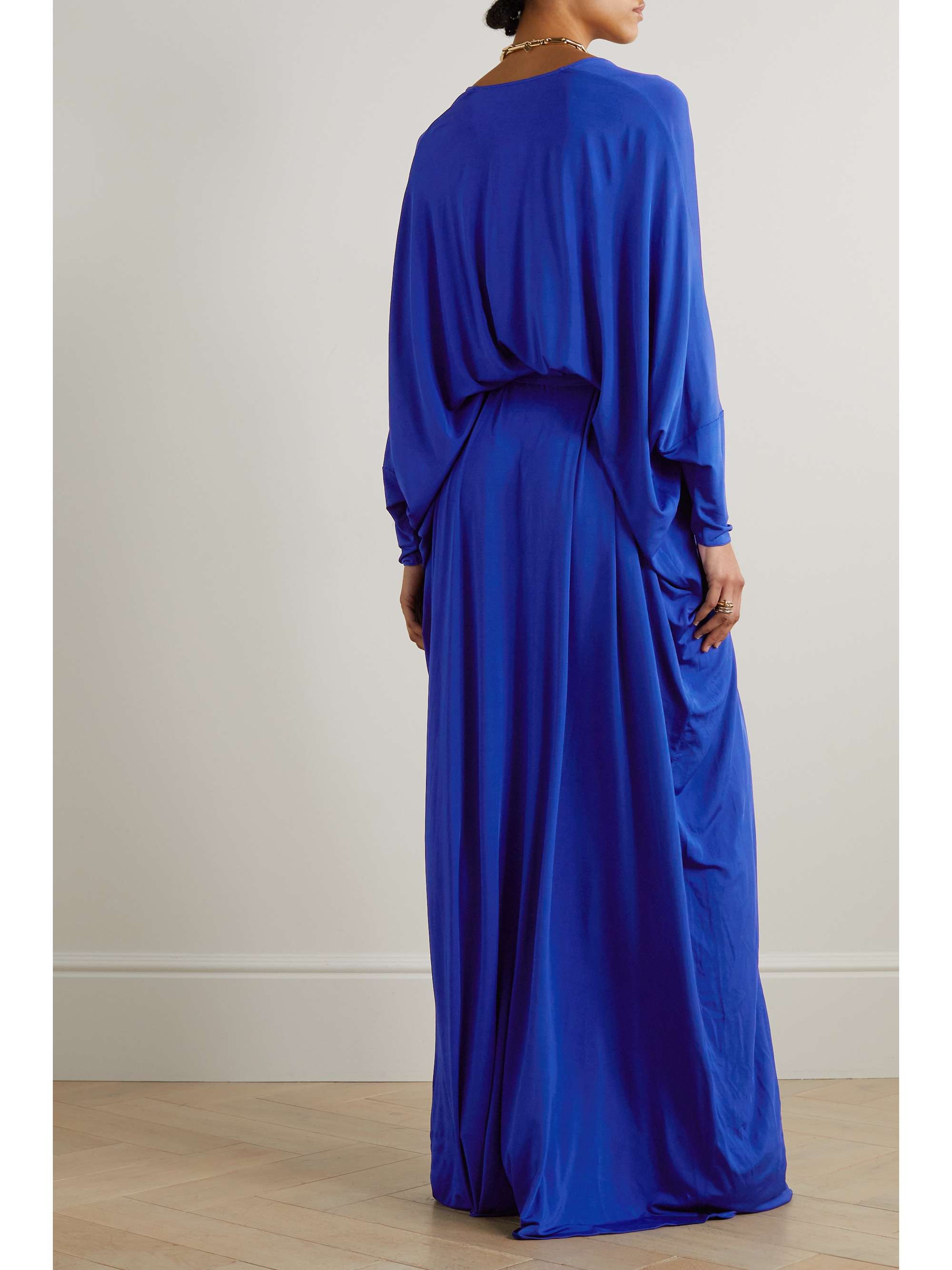 TOM FORD Belted stretch-jersey gown