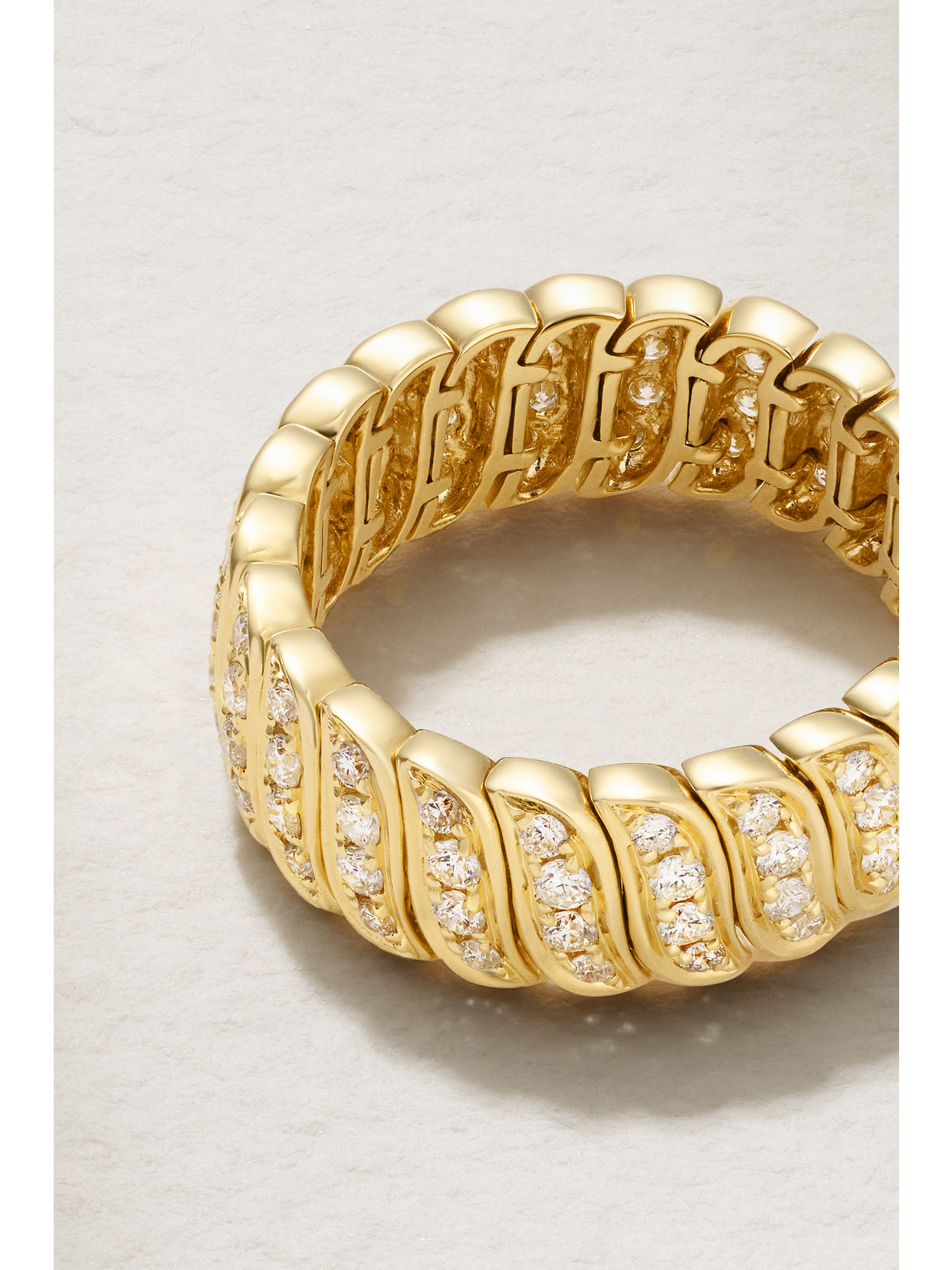 Shop Anita Ko Zoe 18-karat Gold Diamond Ring