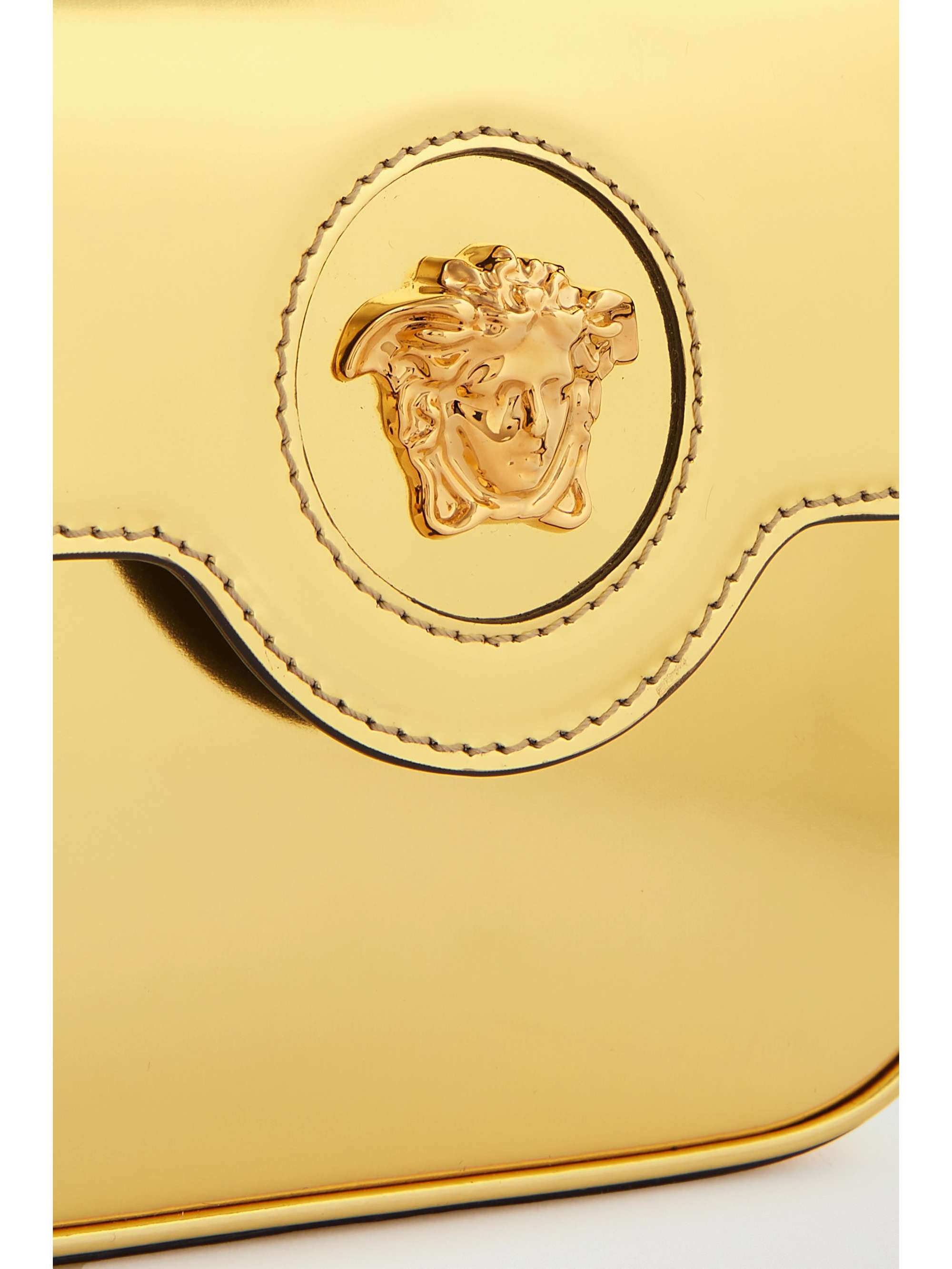 VERSACE Mini mirroredleather shoulder bag NETAPORTER