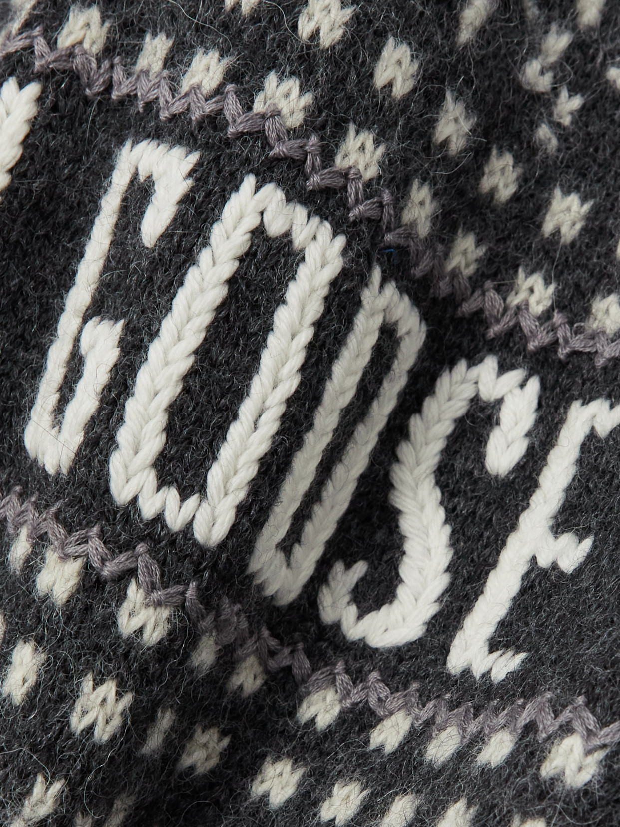 Golden Goose Belted Fringe Wool Cardigan In Gray