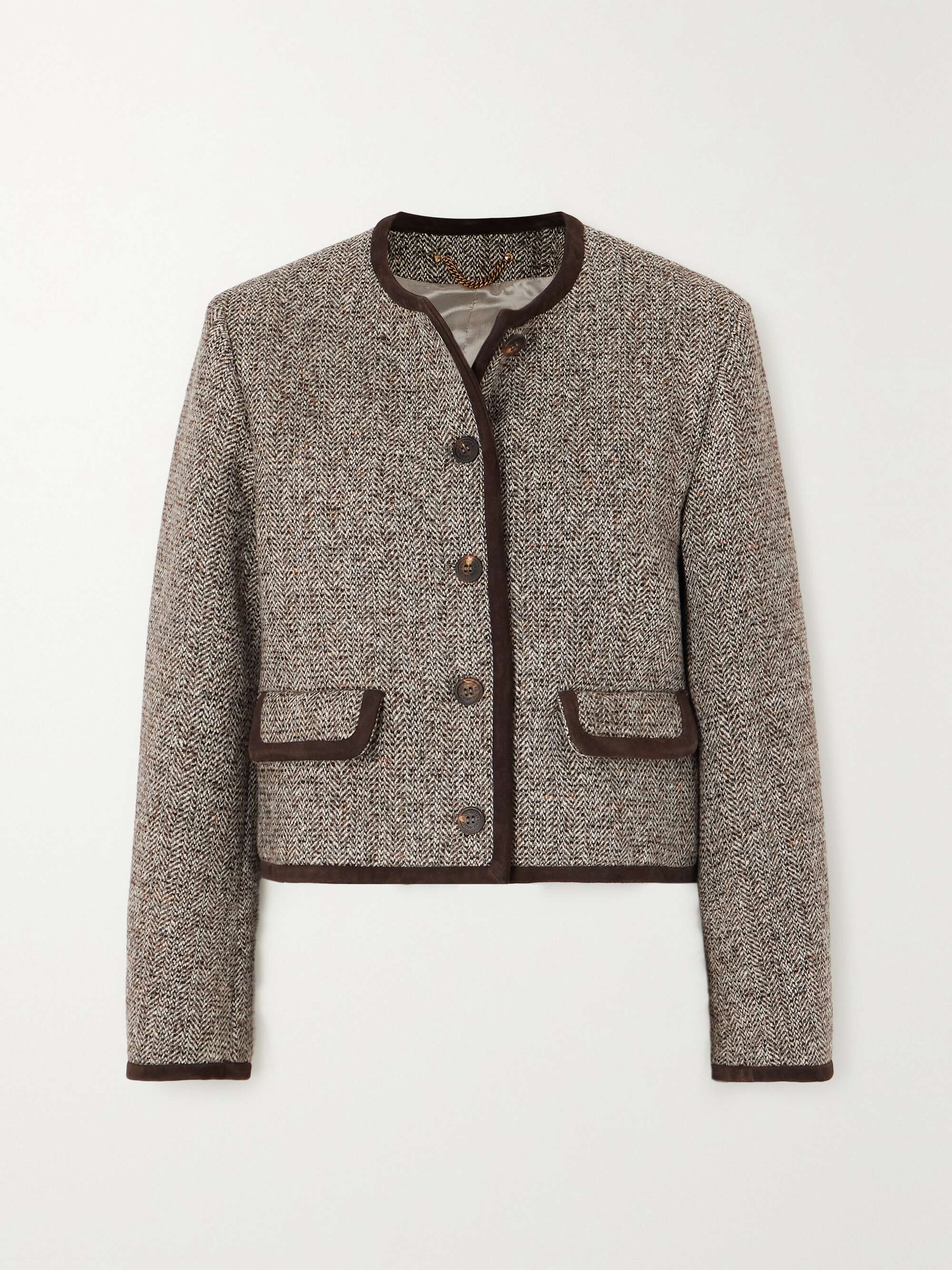 Tweed jacket sales womens h&m