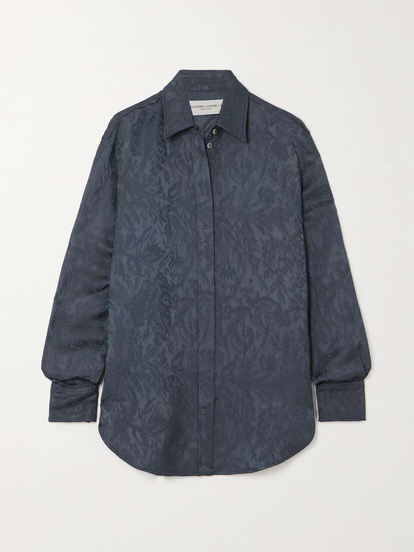 Golden Goose Journey Satin-jacquard Shirt