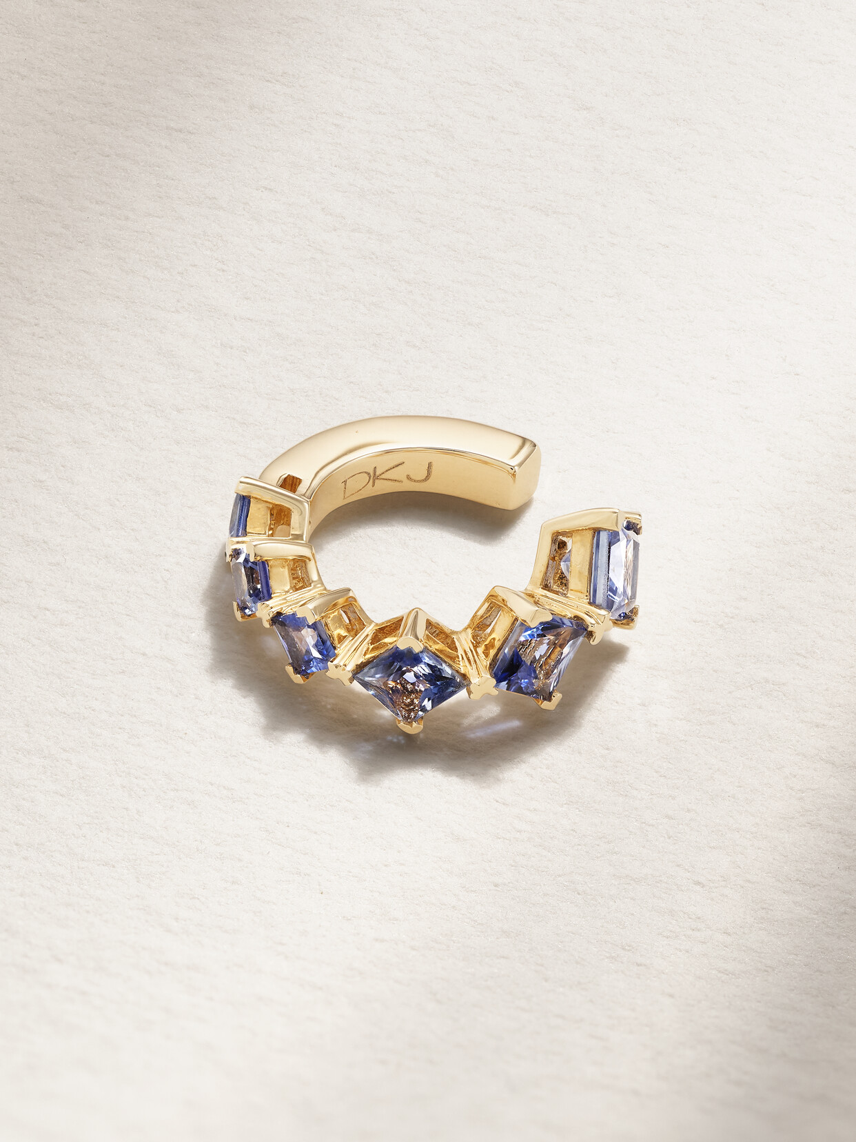 Diane Kordas 14-karat Gold Sapphire Ear Cuff