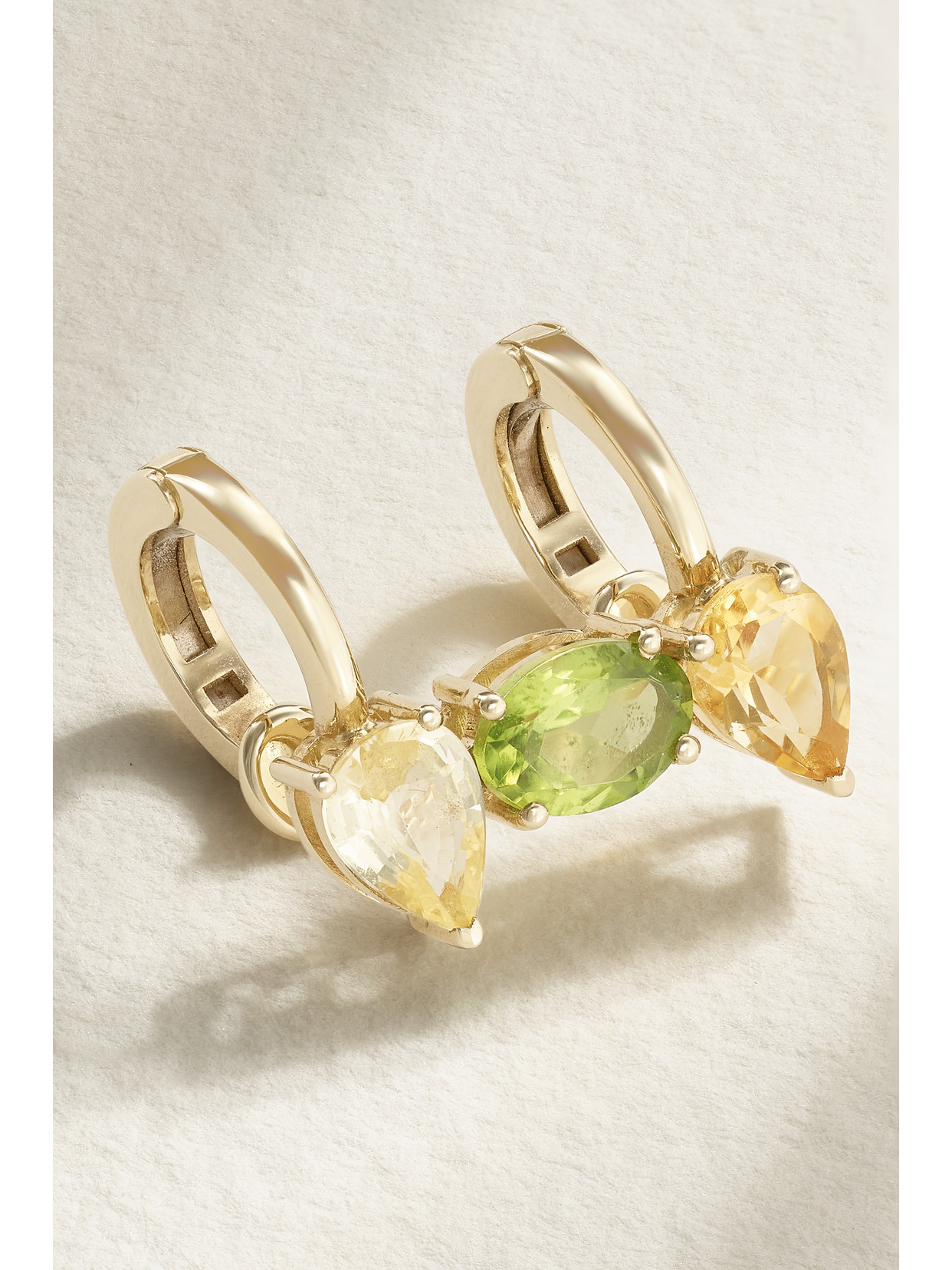 Diane Kordas 18-karat Gold Multi-stone Ear Cuff In Gold