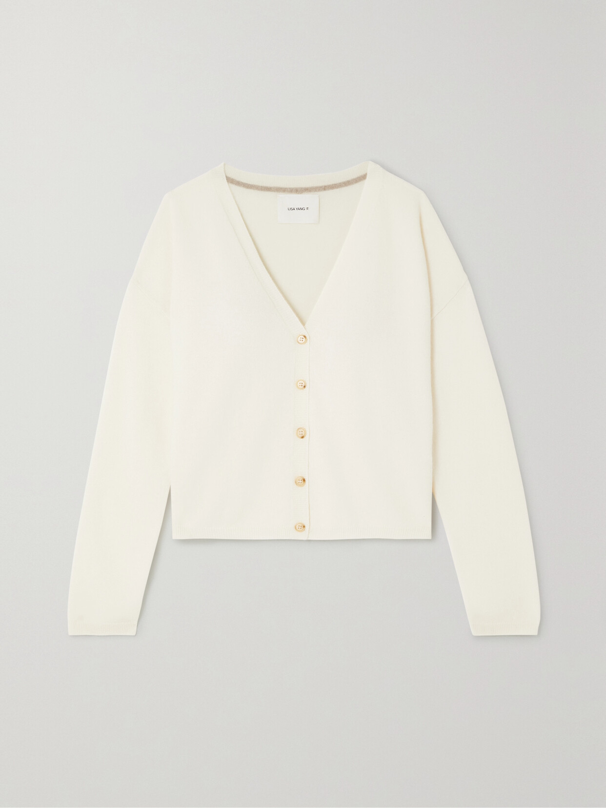 Lisa Yang - Abby Cashmere Cardigan - Cream