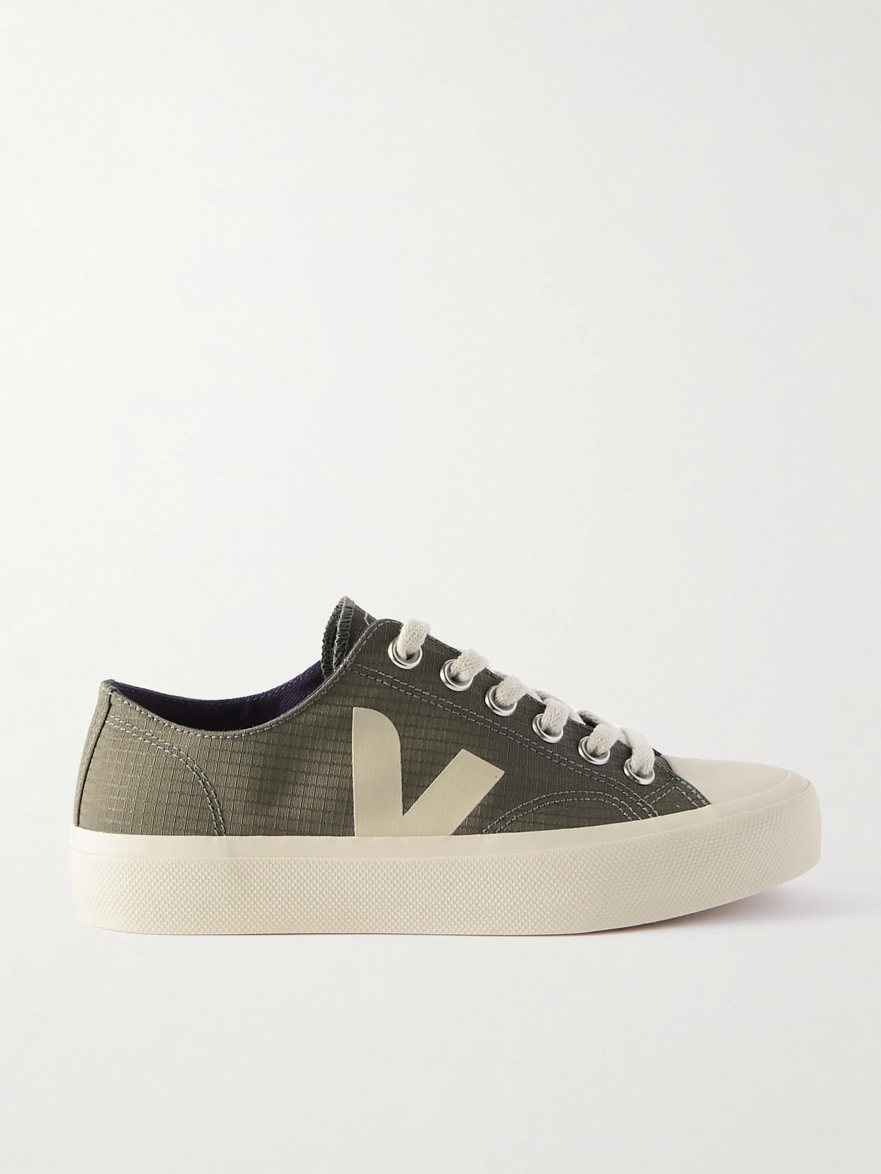 Veja Wata Ii Rubber-trimmed Ripstop Sneakers In Brown