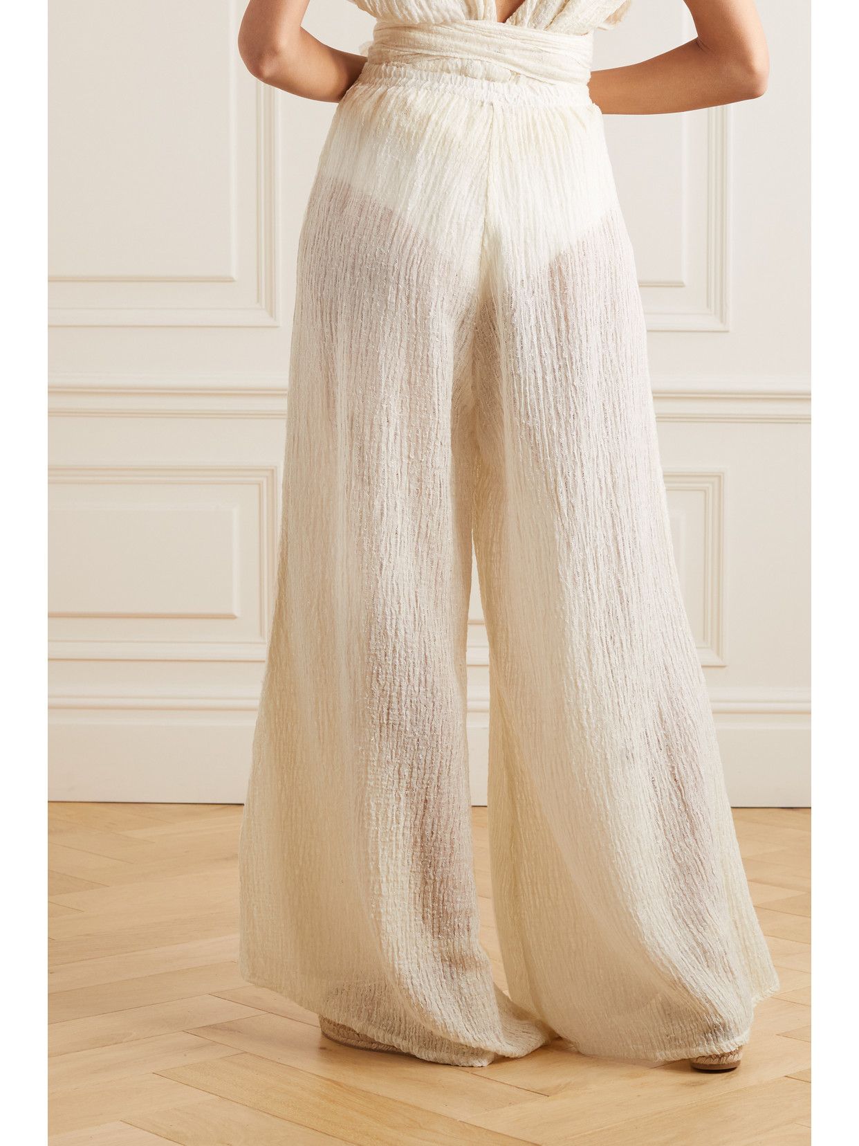 Savannah Morrow Vea Pant In Ivory