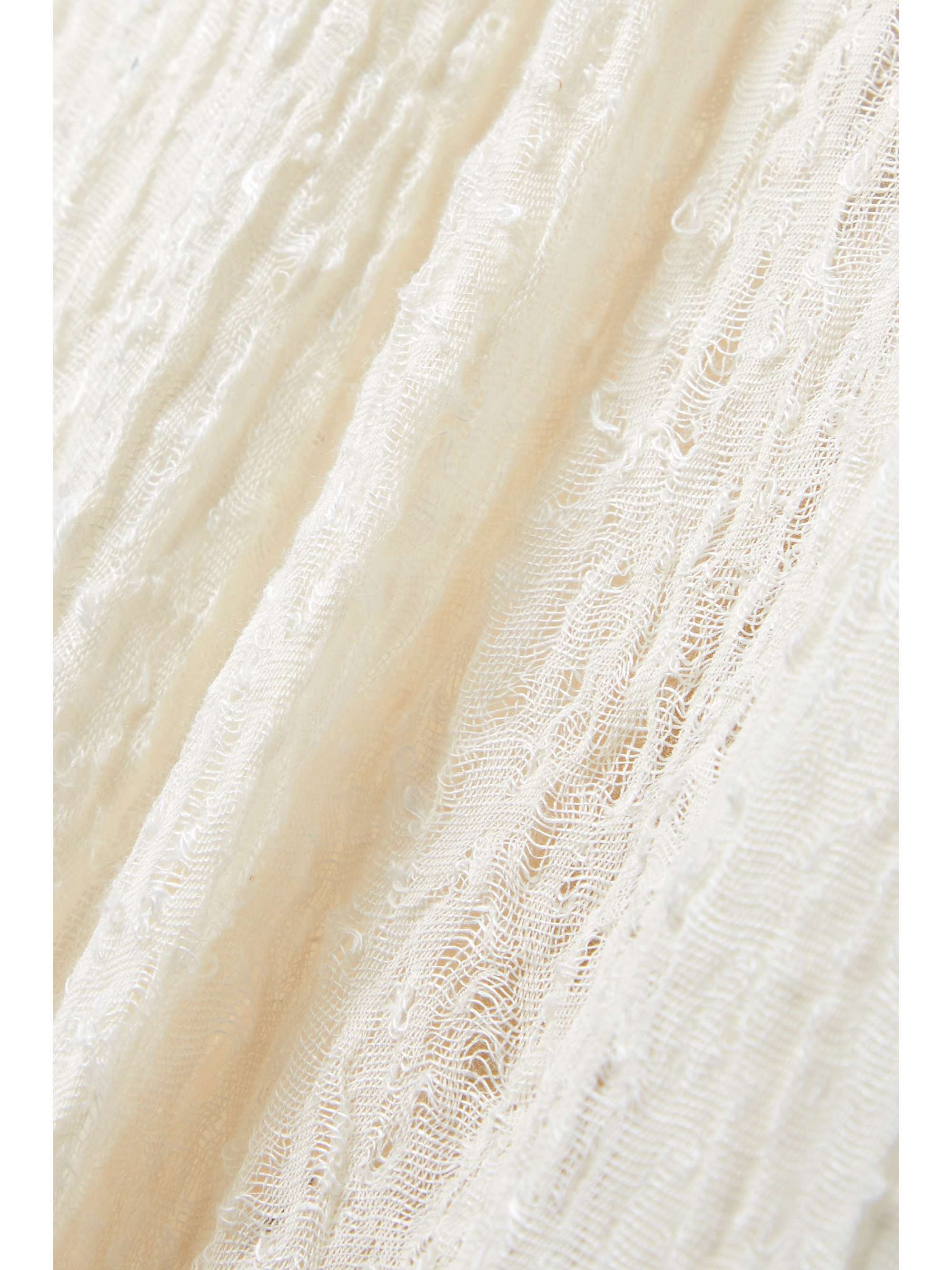 SAVANNAH MORROW THE LABEL Cala linen and cotton-blend wide-leg pants