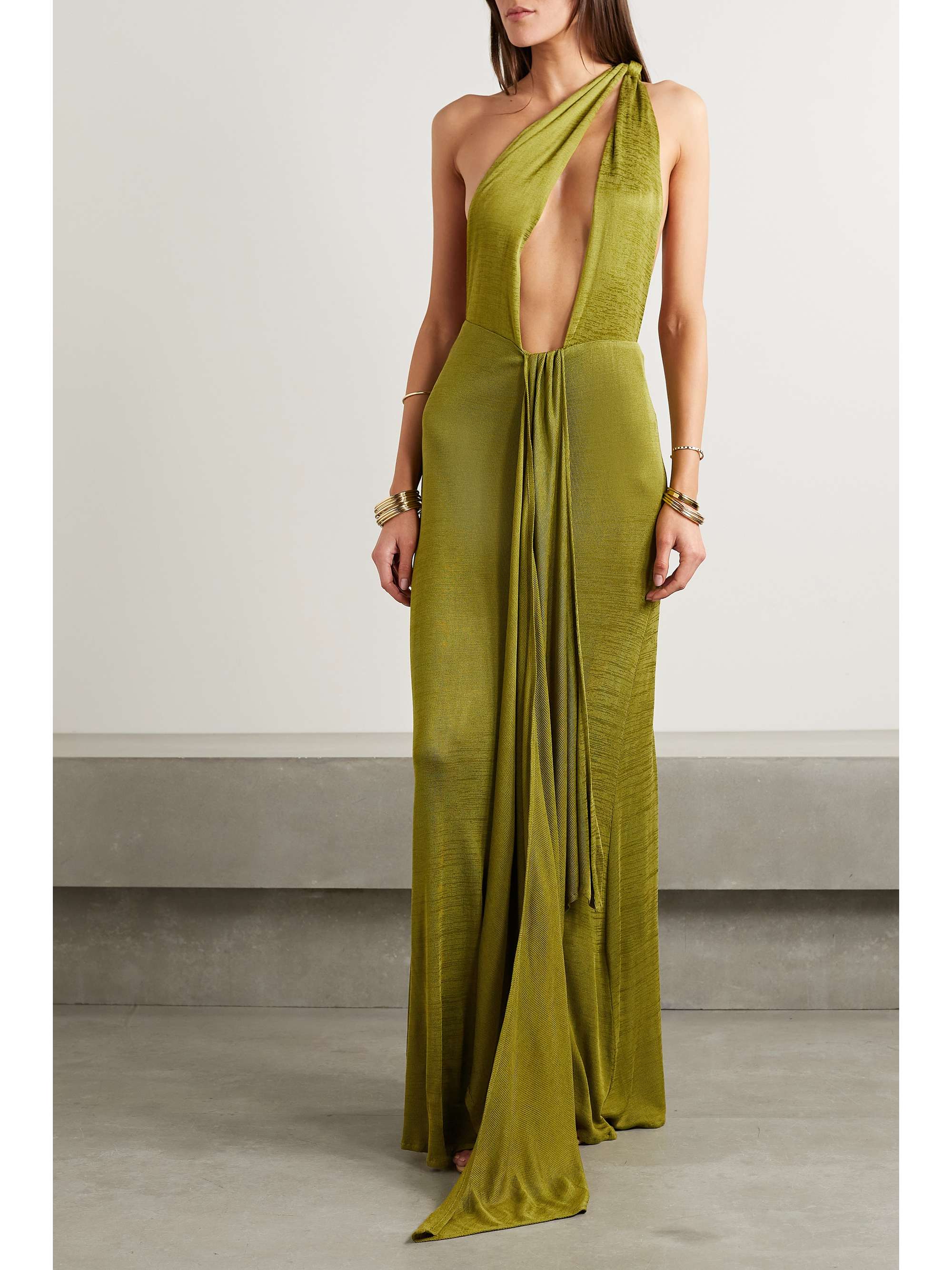 SAVANNAH MORROW THE LABEL Mariella convertible bamboo Lyocell maxi dress