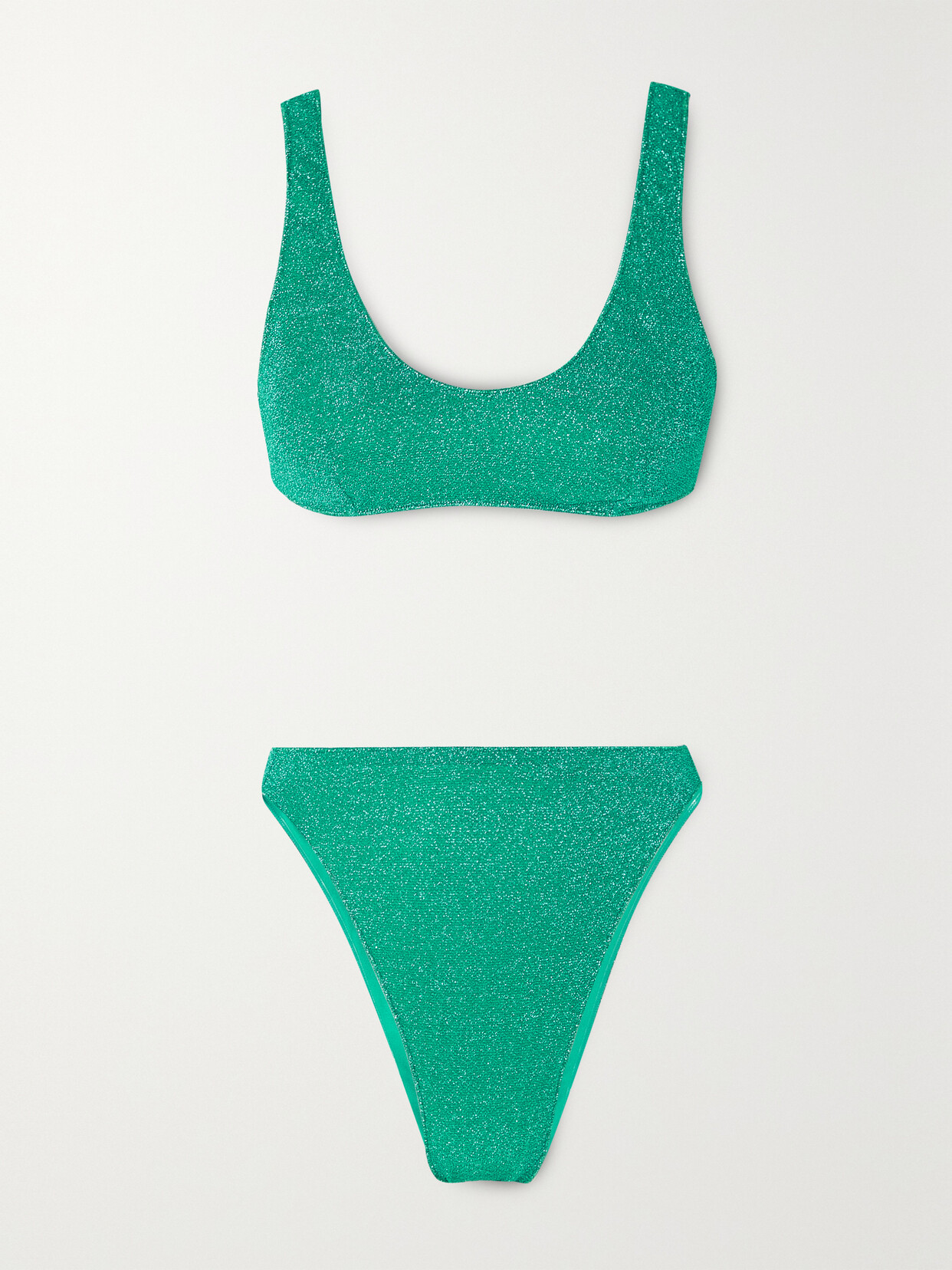 Oséree - Lumière Metallic Bikini - Green