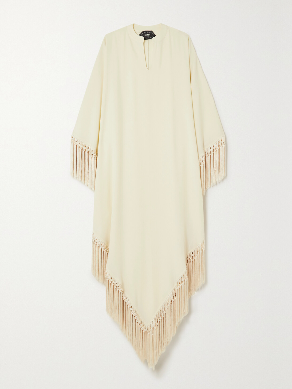 Taller Marmo - Very Summer Fringed Crepe Kaftan - Ivory