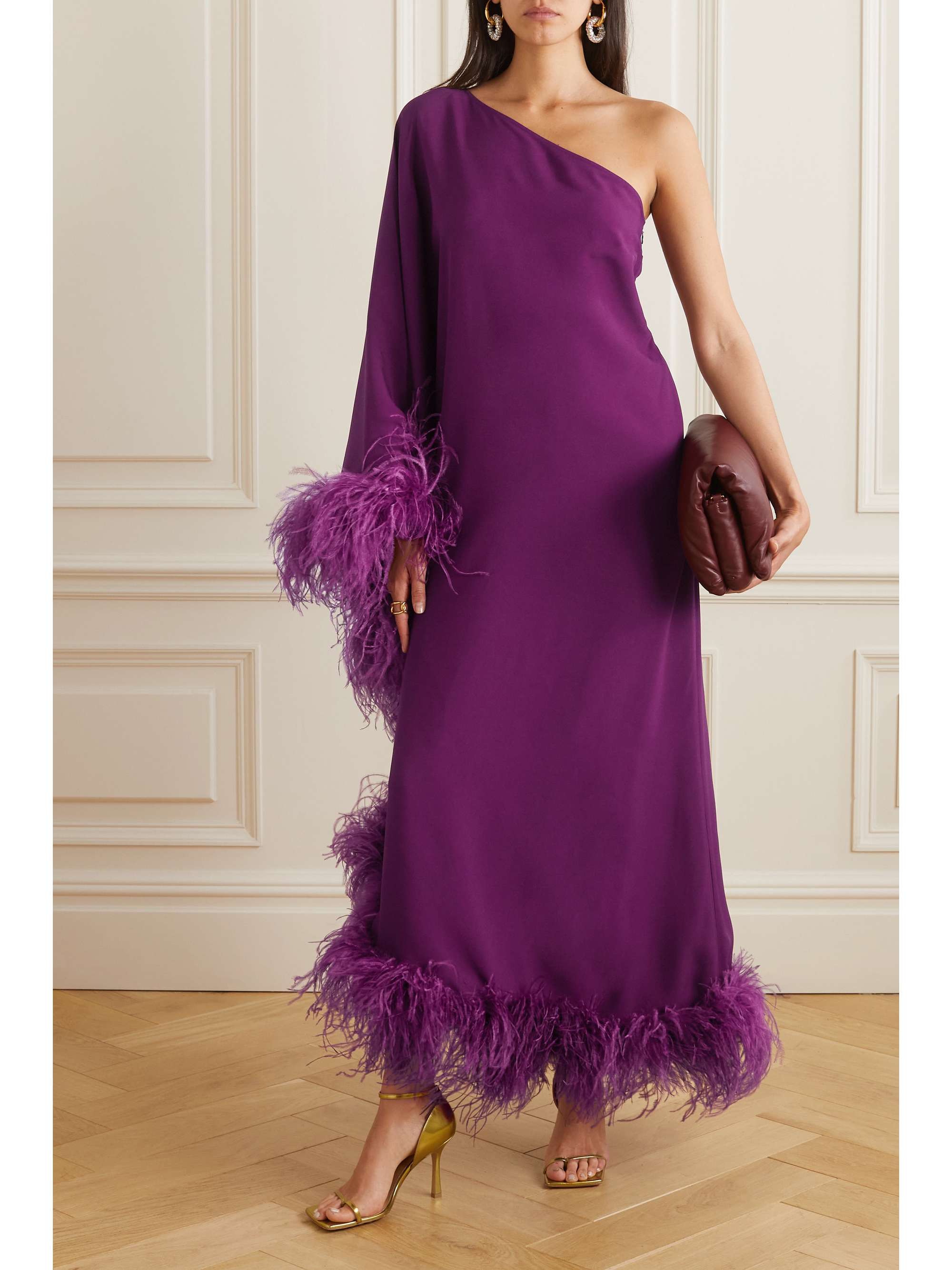 taller marmo feather dress