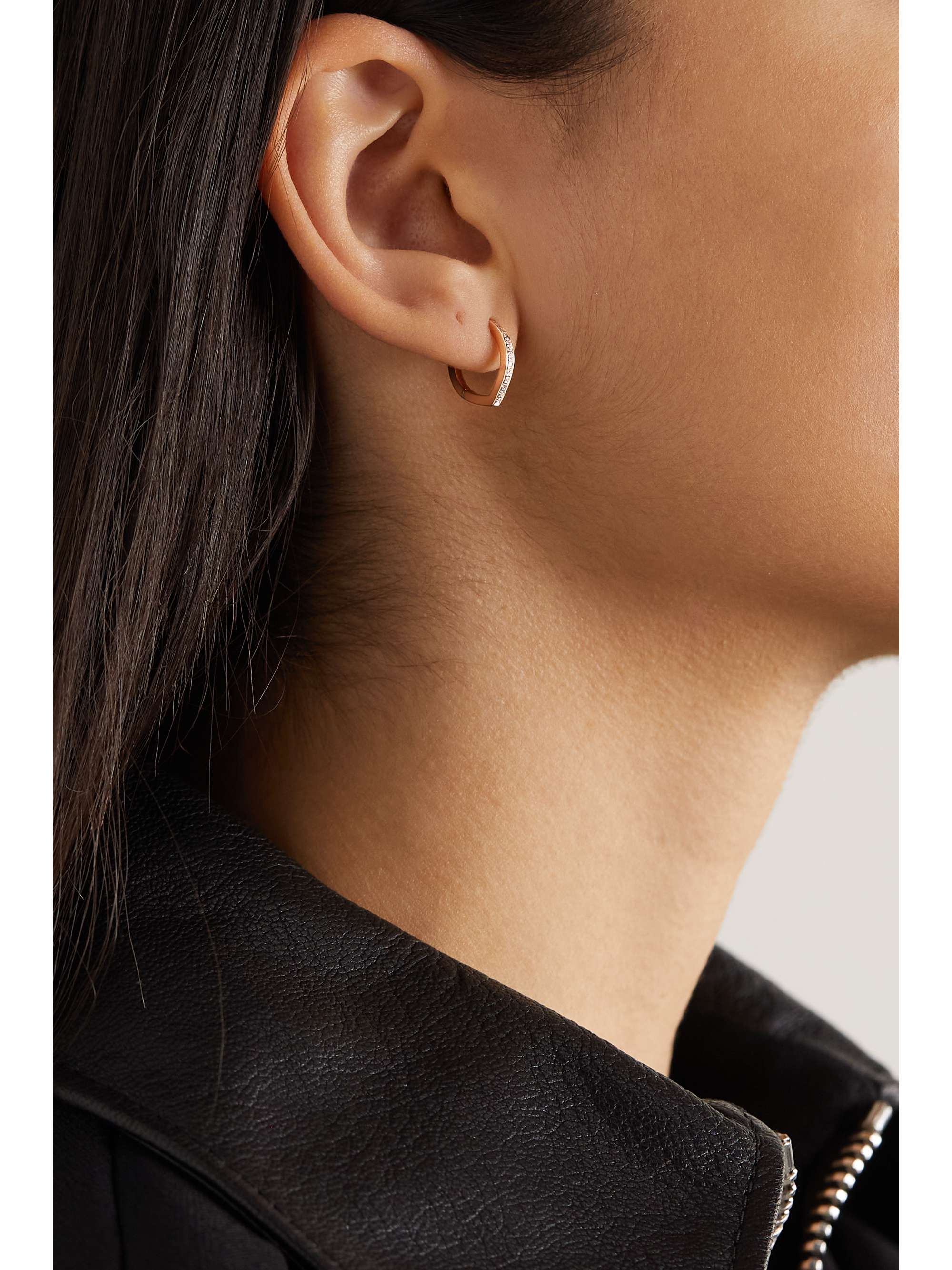 REPOSSI Antifer 18-karat rose gold diamond single earring