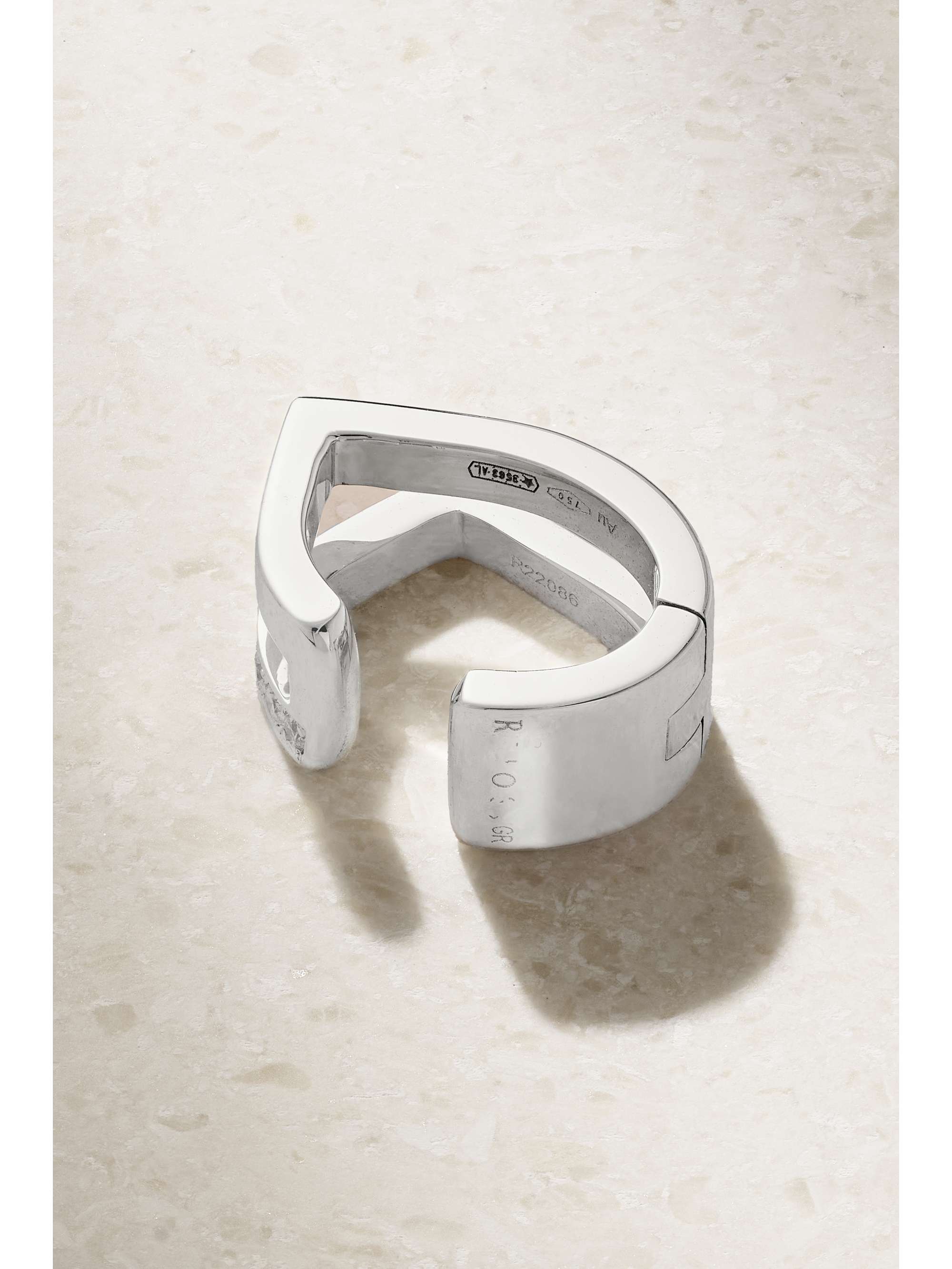 REPOSSI Antifer 18-karat white gold diamond ear cuff