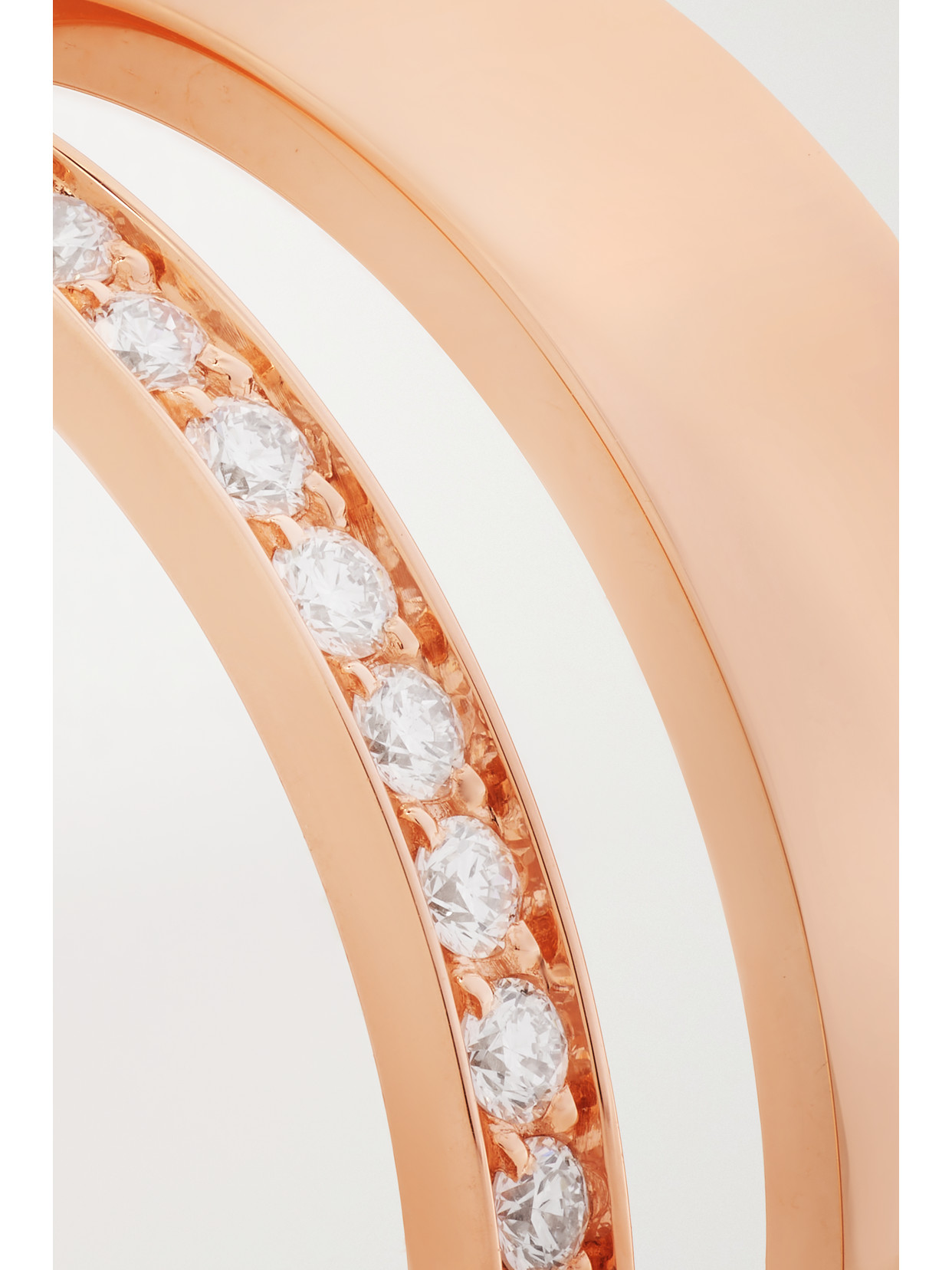 Shop Repossi Berbère Module 18-karat Rose Gold Diamond Ring