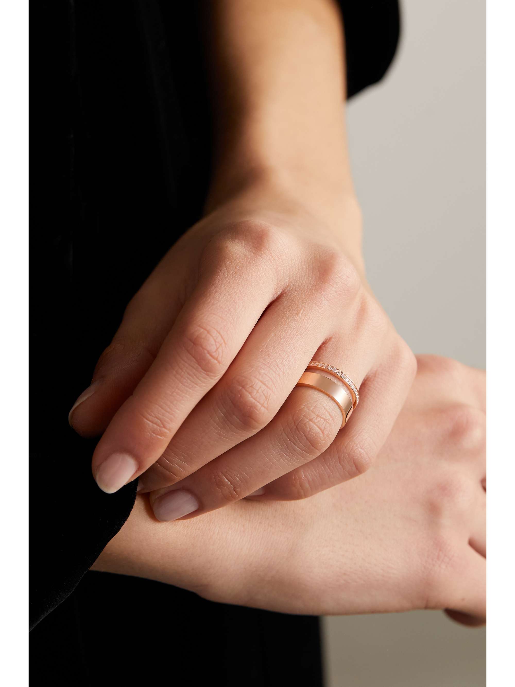 REPOSSI Berbère Module 18-karat rose gold diamond ring