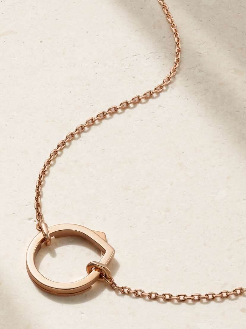 Repossi Antifer 18-karat Rose Gold Necklace